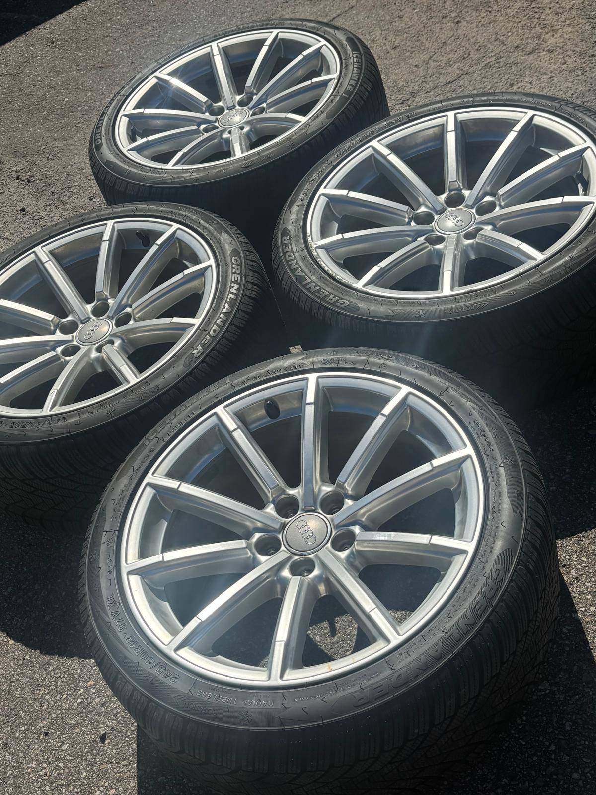 OEM 18"Audi A4/ A5/ TT rims (5x112)+245/40/R18 Grenlander Snows