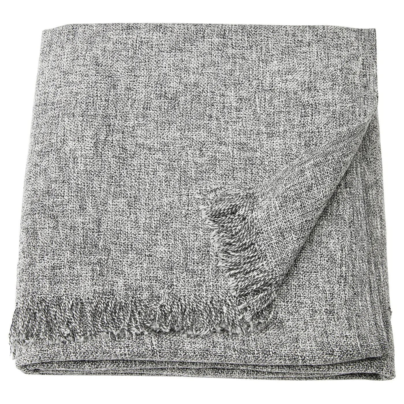 Set of 3 IKEA Bedding Bundle Grey Throws & Pink Queen Flat Sheet - photo 4