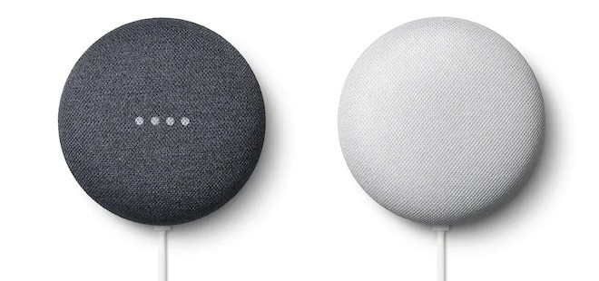 Google Nest Mini 2nd Gen + Home Mini 1st Gen - Pair - photo 2