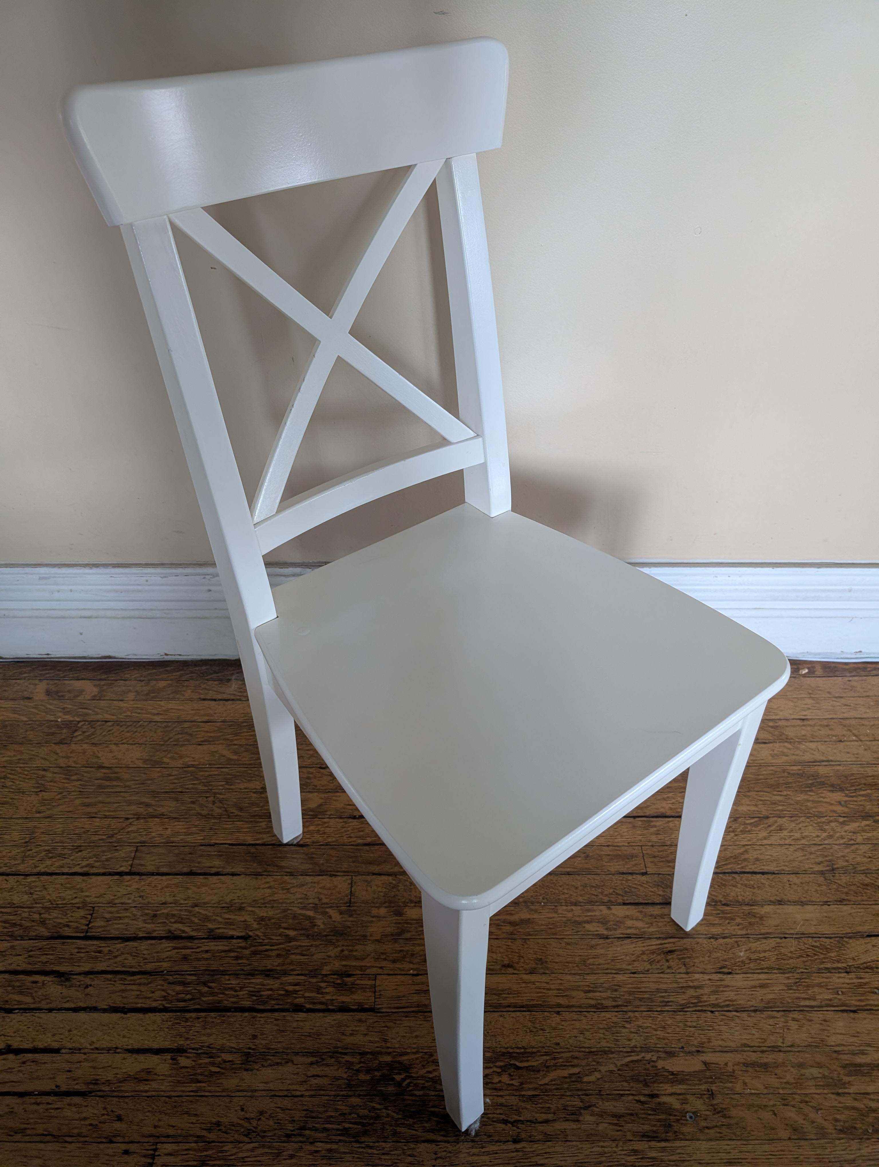 IKEA Ingolf dining chairs (white) - photo 4