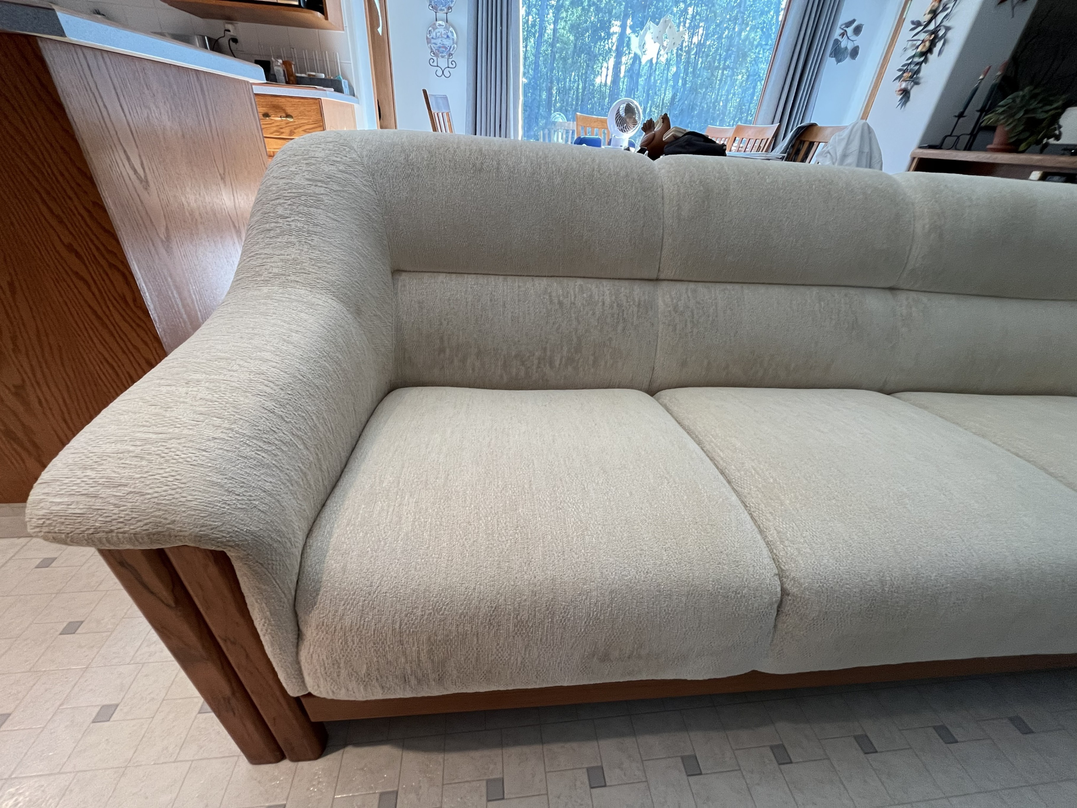 Mid Century Modern Teak Sofa - 3 Seater - photo 5