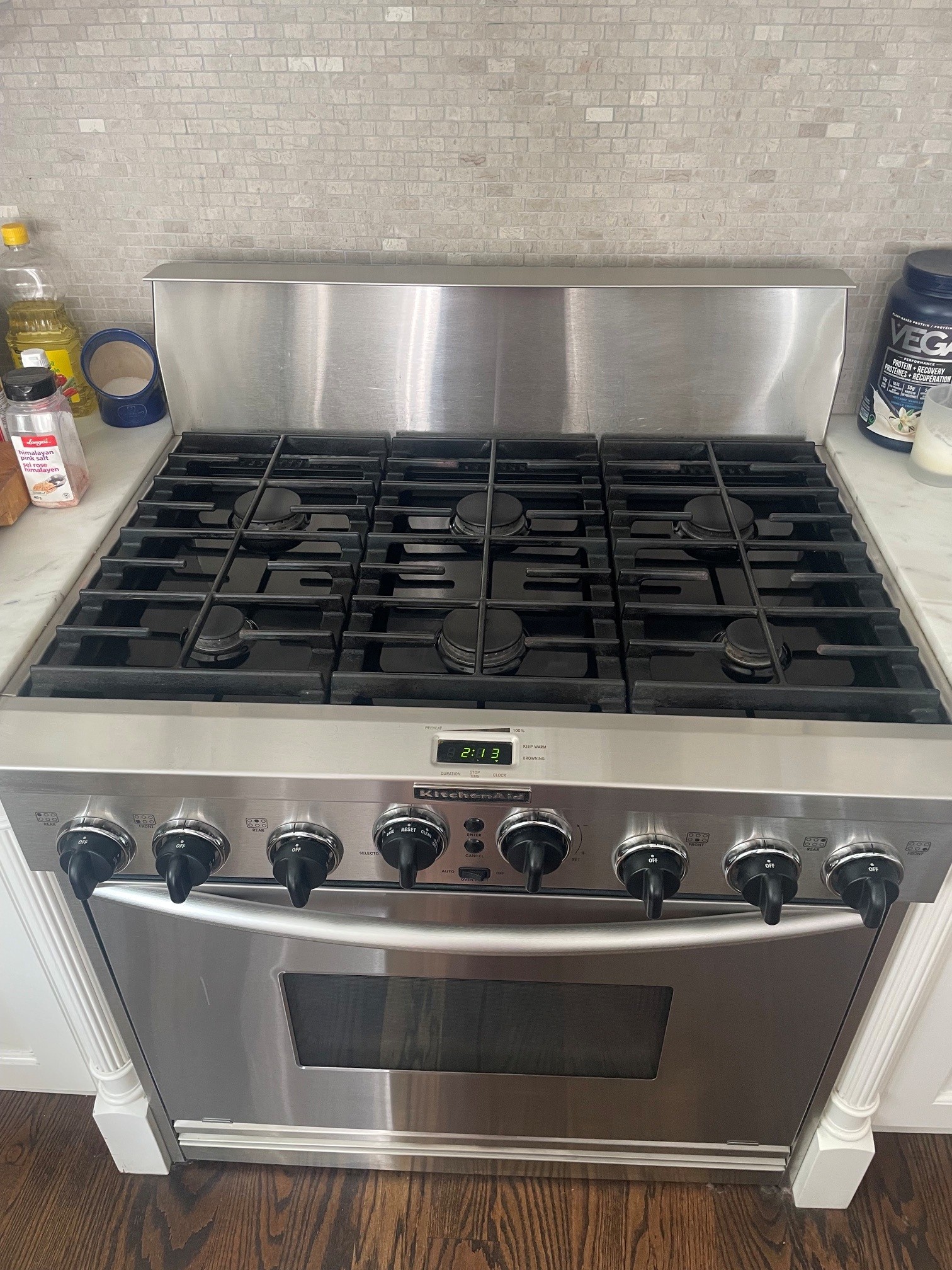 Stove - KitchenAid 36" Professional Dual-Fuel Range - photo 4
