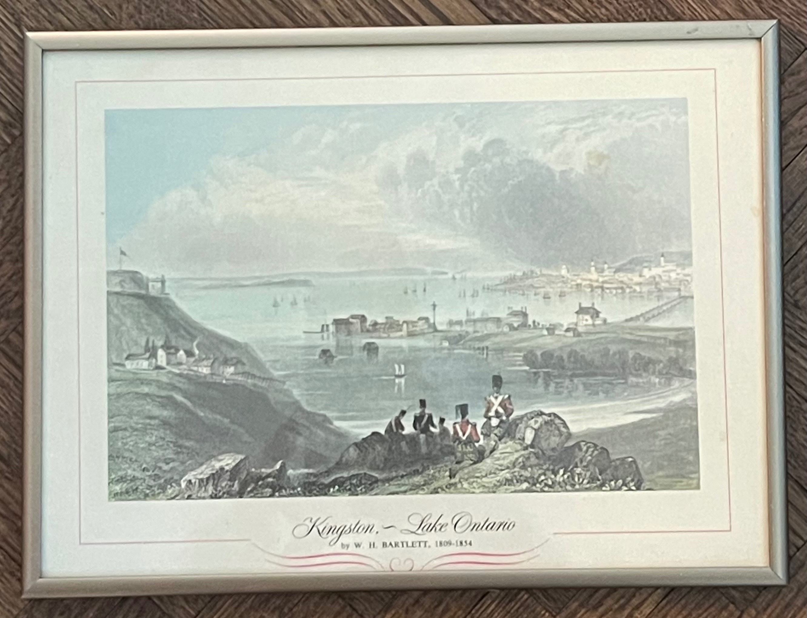 Set of 4 Framed W.H. Bartlett Canadian Prints - photo 4