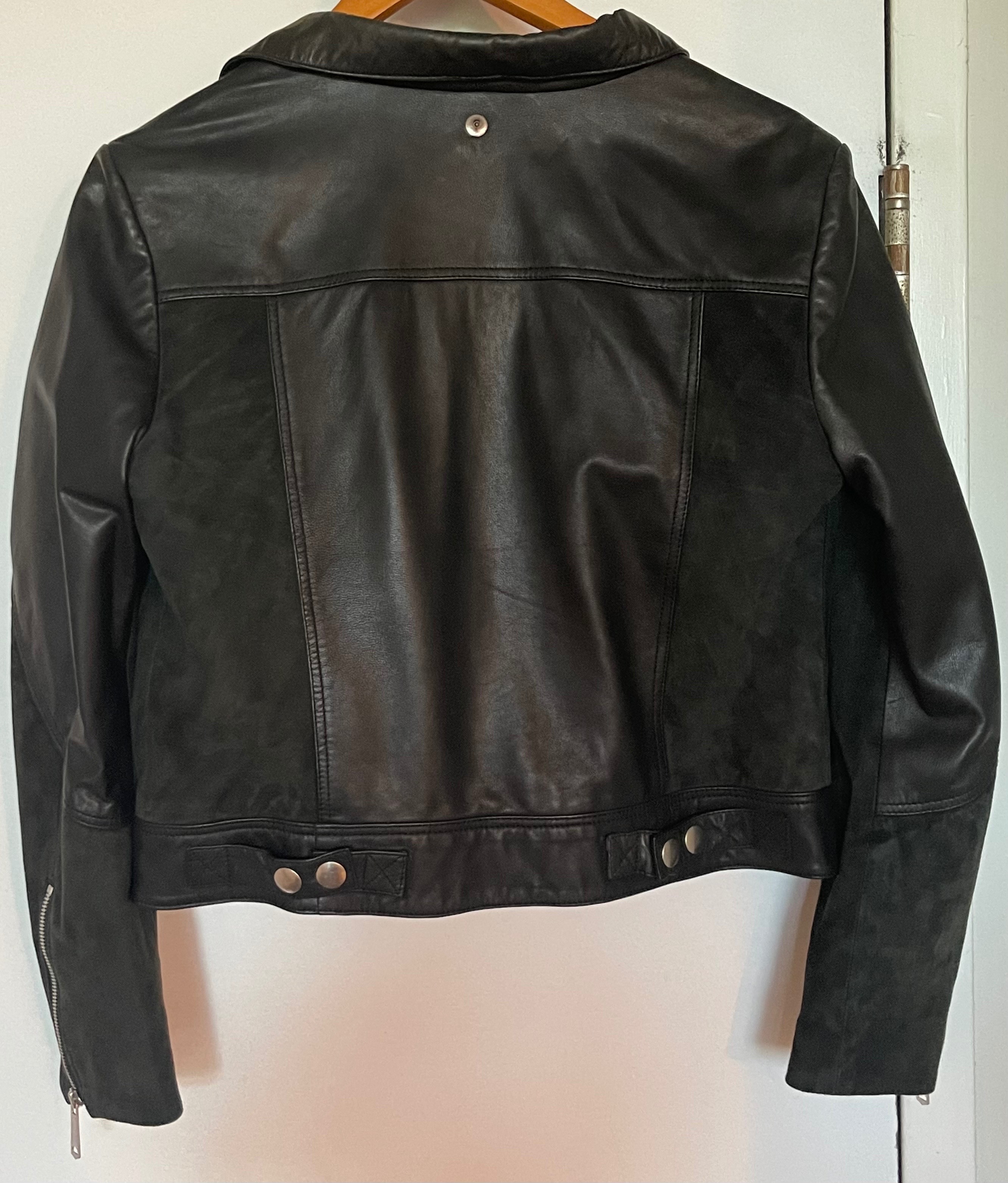 Vintage DIESEL Sheepskin & Suede Leather Jacket (S) - photo 3