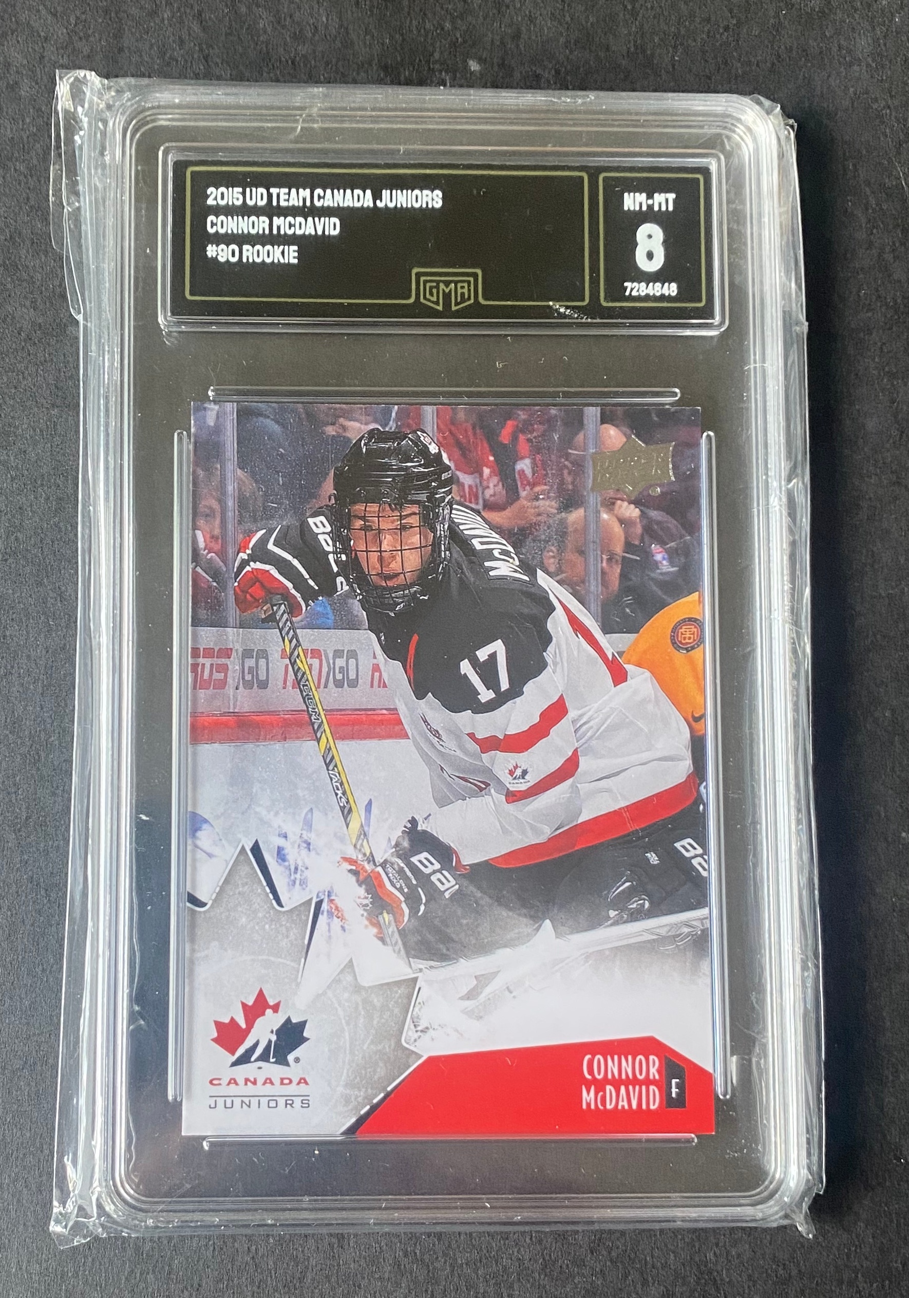 2015 Edmonton Oilers Connor Mcdavid Rookie #90 Canada Day GMA 8