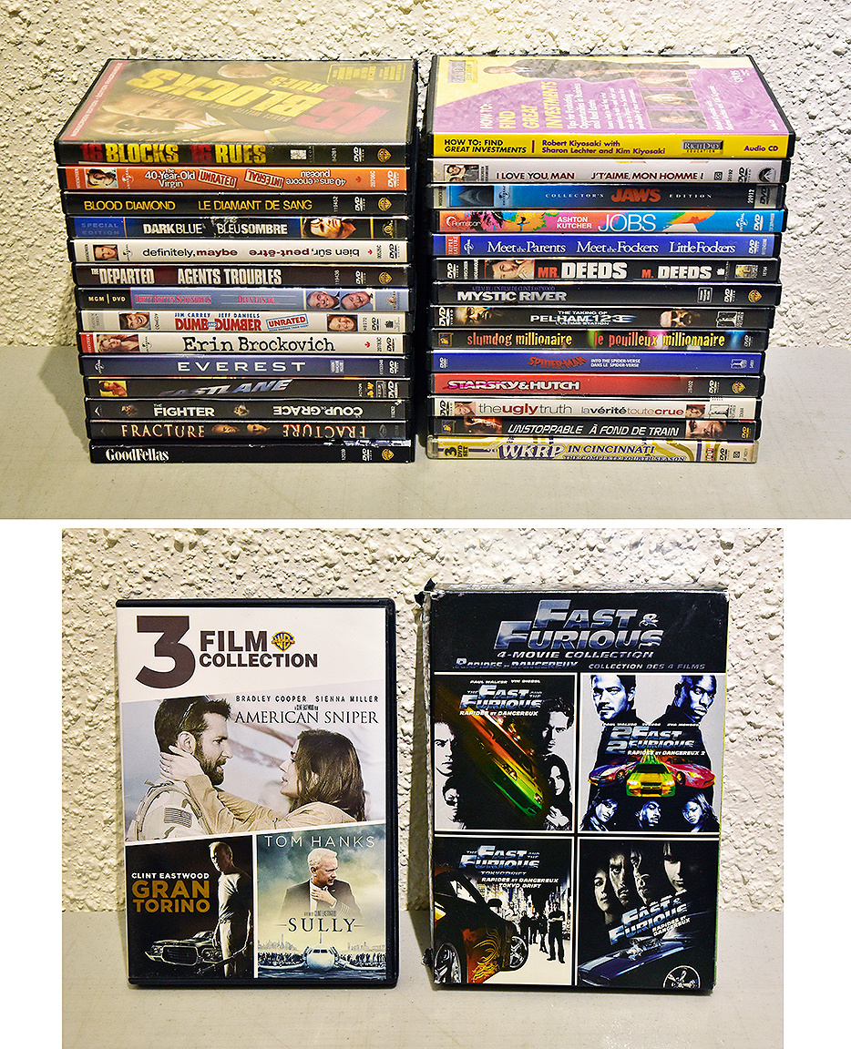 Lots of DVD Movies to Sell (or Trade) - Mint