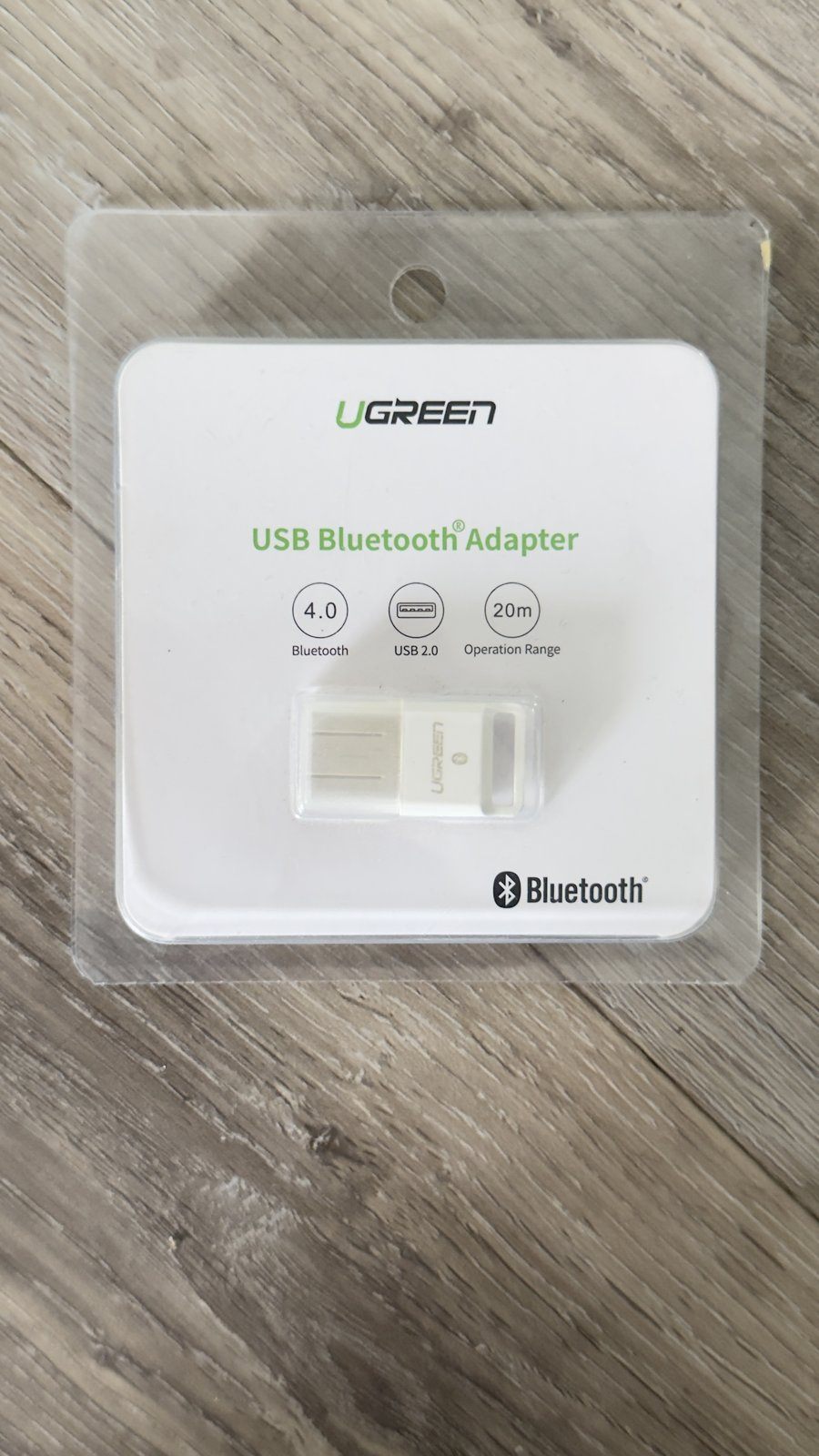 UGREEN USB Bluetooth 4.0 Adapter (30443) – New in Package