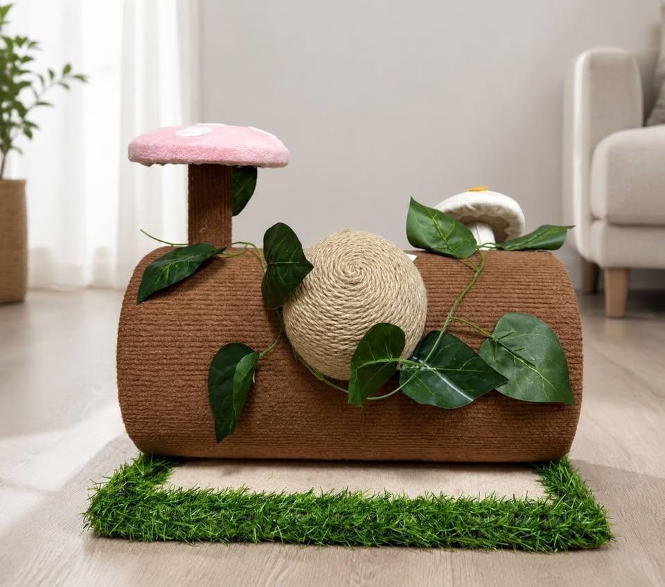 Mushroom Cat Scratcher