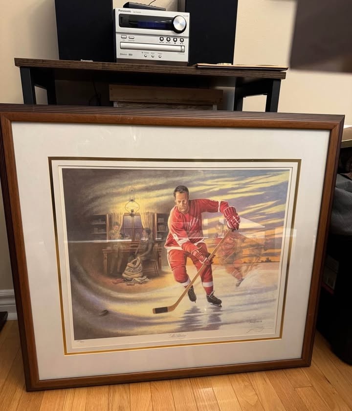 James Lumbers Mr. Hockey (Gordie Howe) Limited Edition Print