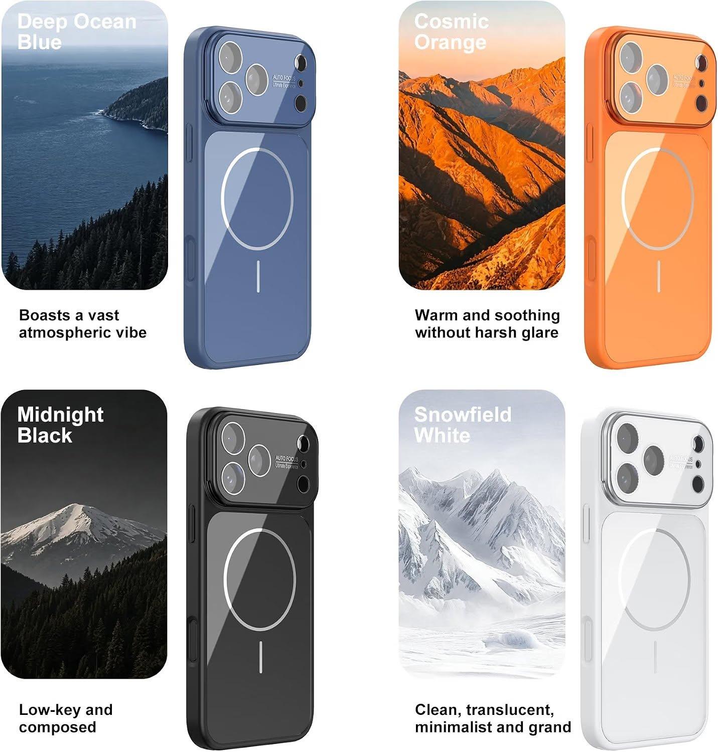iPhone 17 Pro Max Case W/Stand, 0-180° Camera Kickstand, MagSafe - photo 2