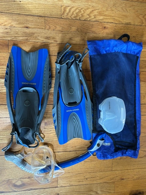 Sea-Doo Snorkeling Set with Fins, Mask, Snorkel, Case and Bag - photo 2