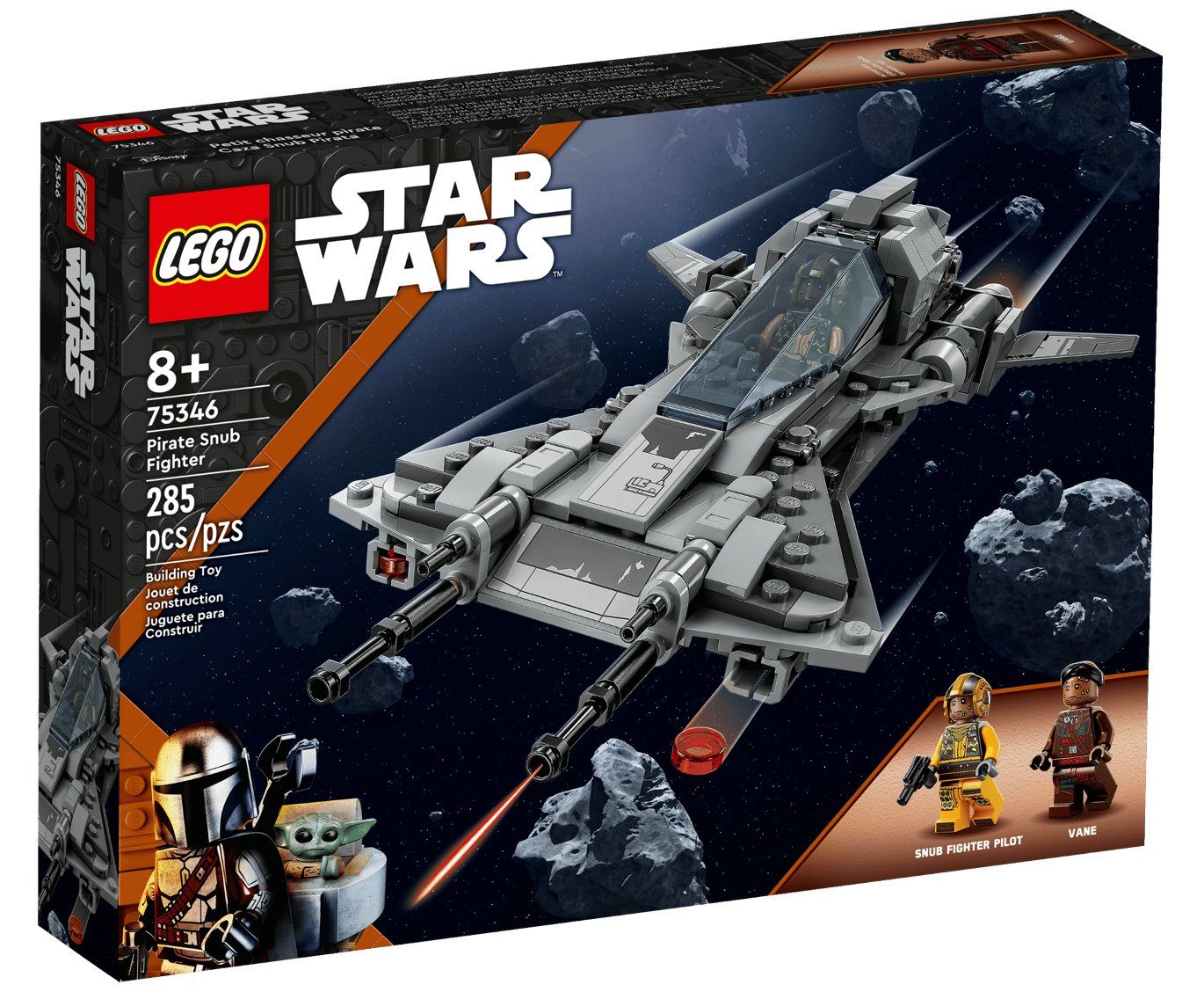 LEGO 75346 Star Wars The Mandalorian Pirate Snub Fighter NEW