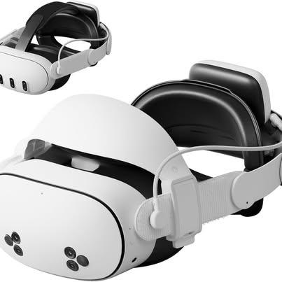 Aubika 2-in-1 Battery Head Strap for Quest 3/3S