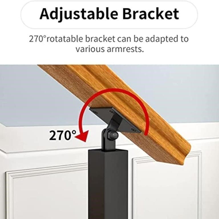 2 PACK Metal Baluster Railing Spindles 270° for Stair Deck Porch - photo 4