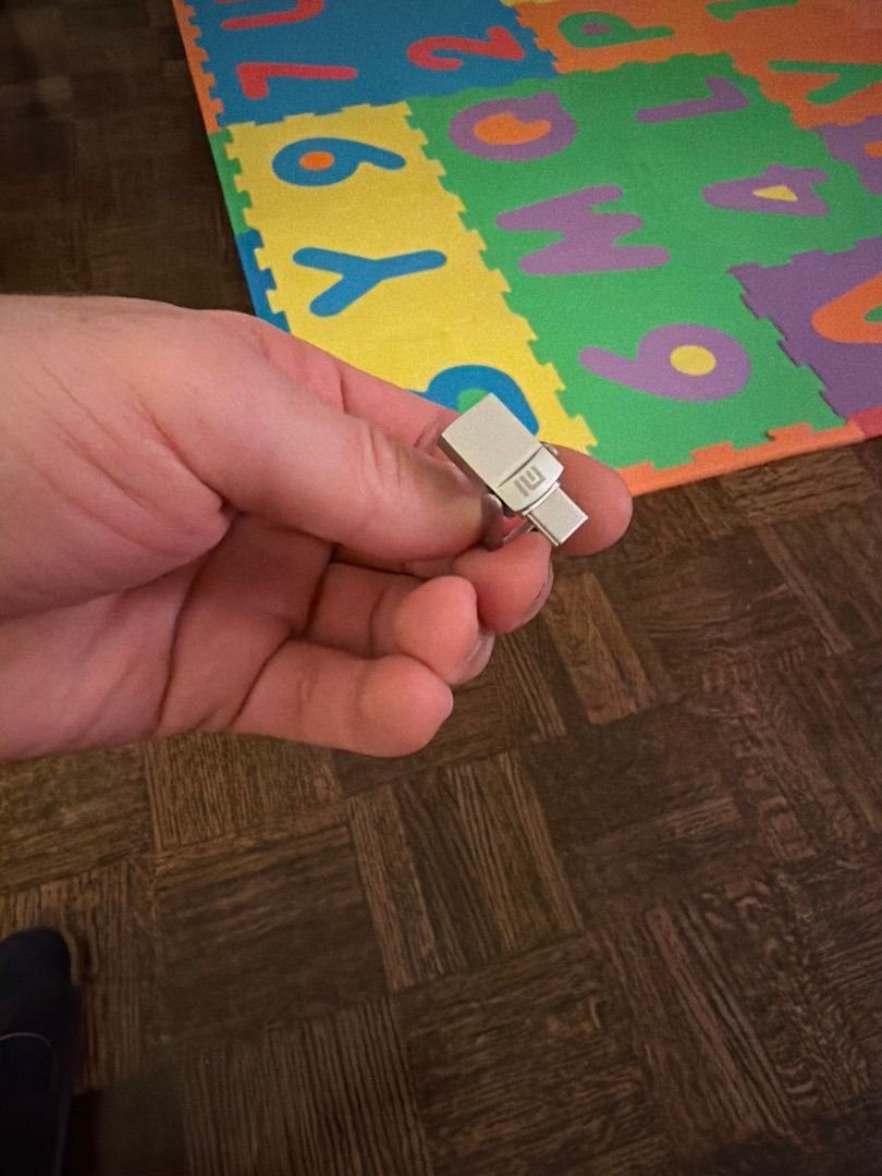 USB-A Female to USB-C Male Adapter – Compact Metal OTG