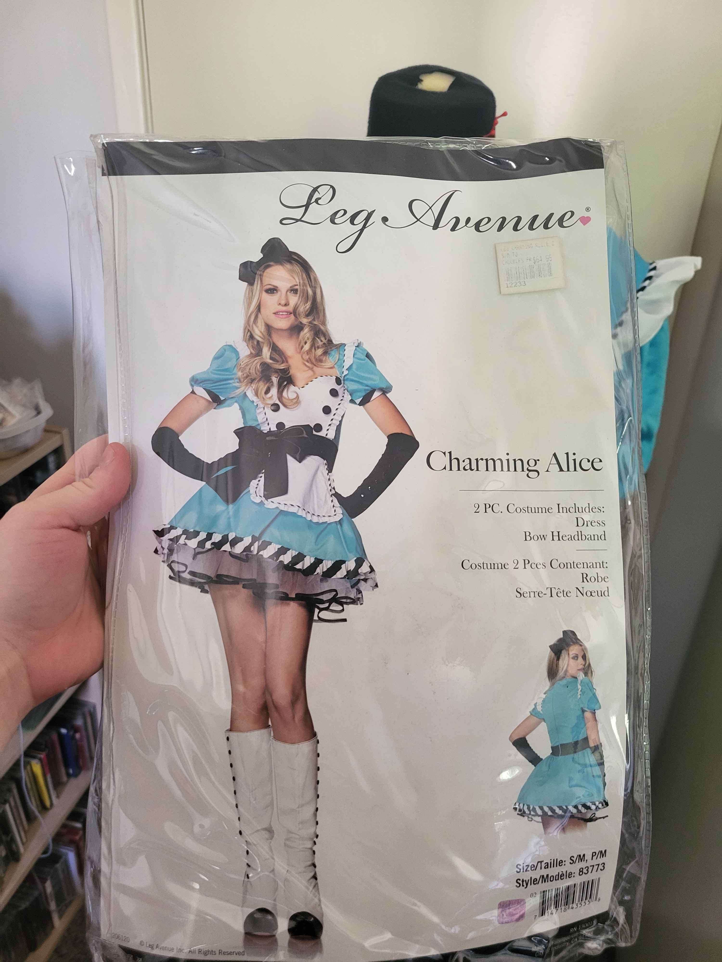Alice in Wonderland Costume W/ Wig