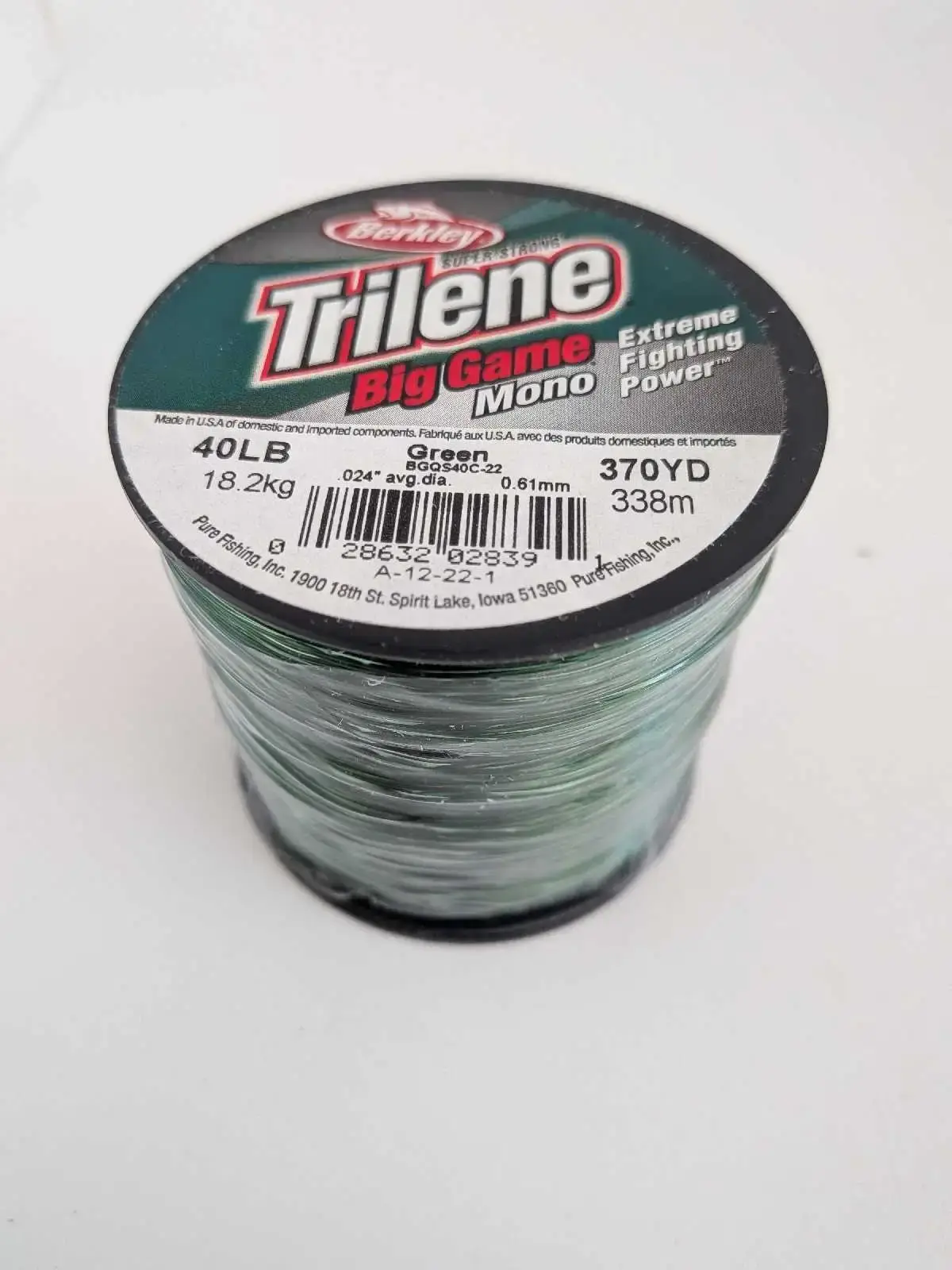 Berkley Trilene Big Game Mono 40lb Fishing Line - photo 2