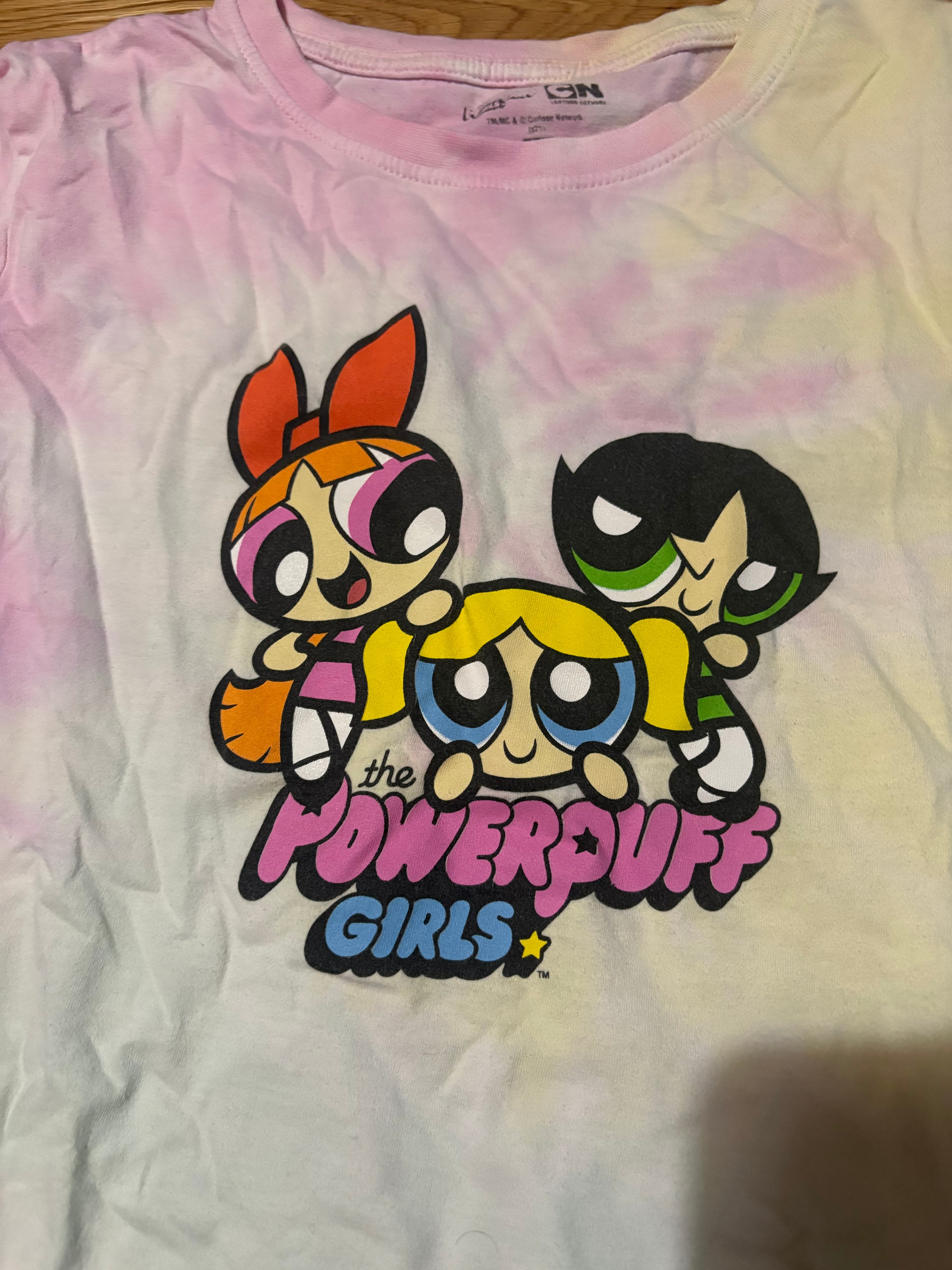 Powerpuff Girls Cartoon Network pastel tie dye t shirt - photo 2
