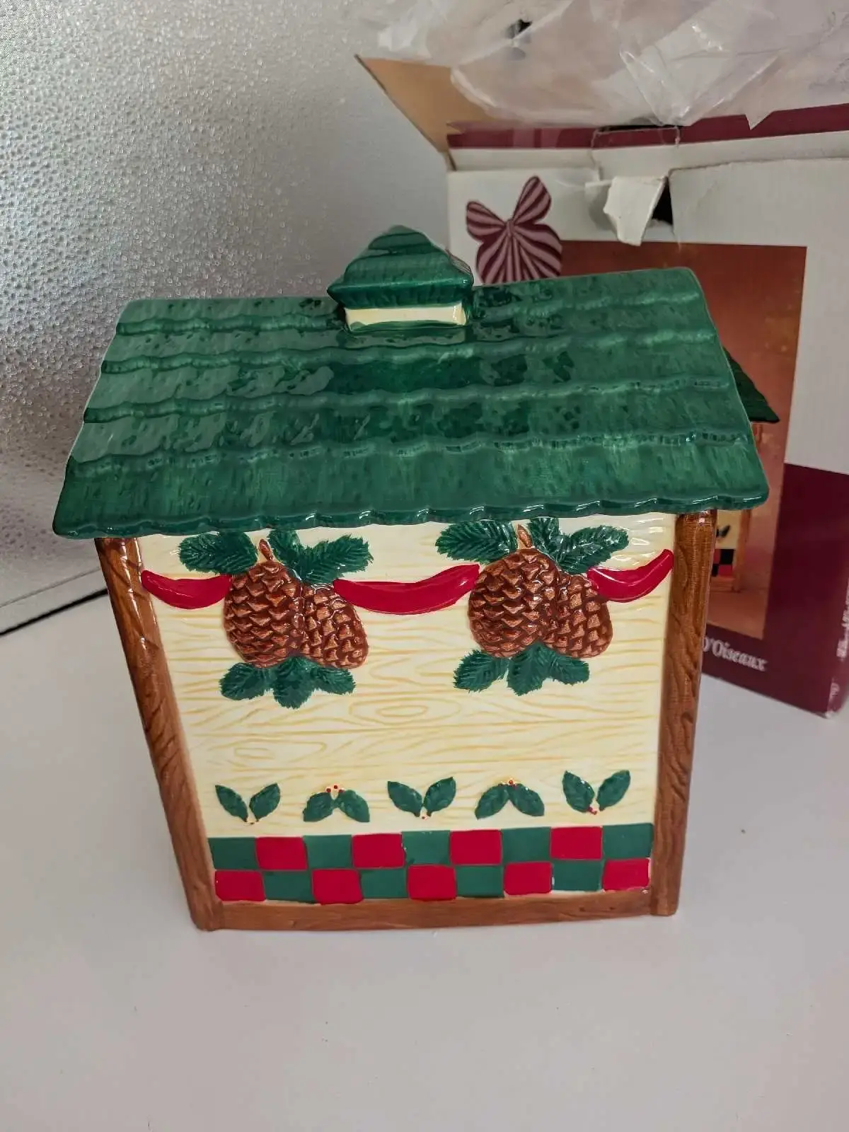 Christmas Bird House Cookie Jar - photo 4