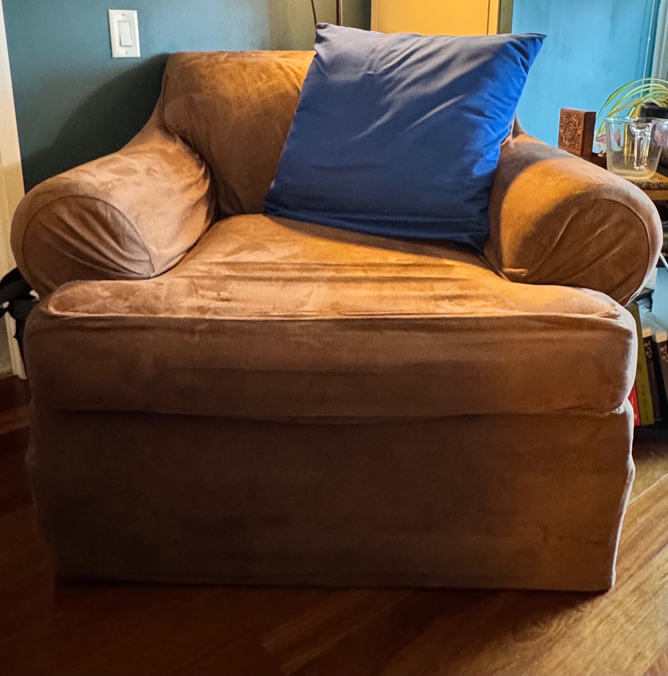 Armchair, Bookcase, Wall Cube, and Shelf