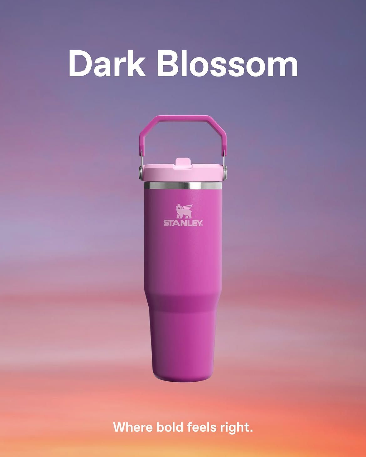 Stanley Tumbler 30 Oz - Dark Blossom