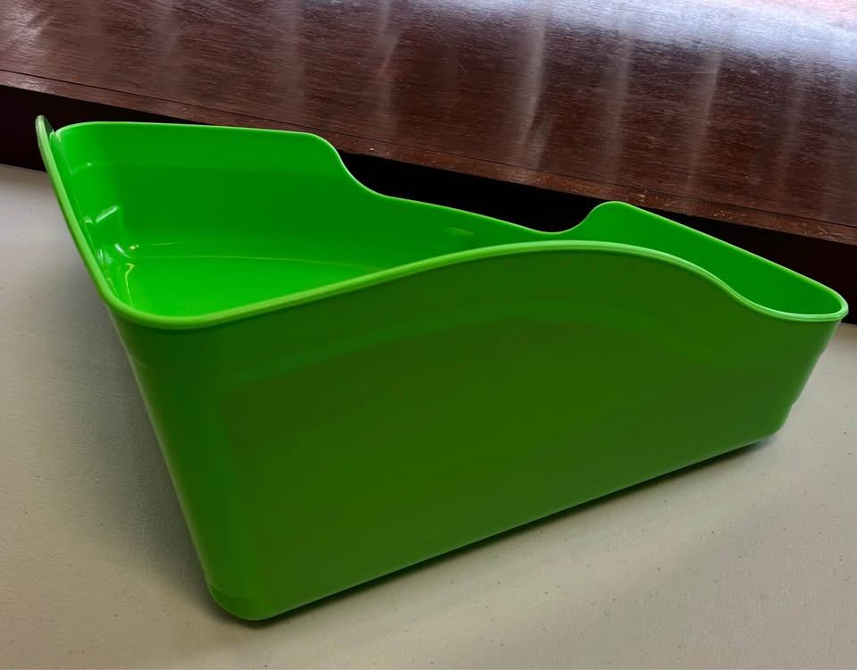 Kaytee Small Animal Hi-Corner Large Litter Pan Light Green