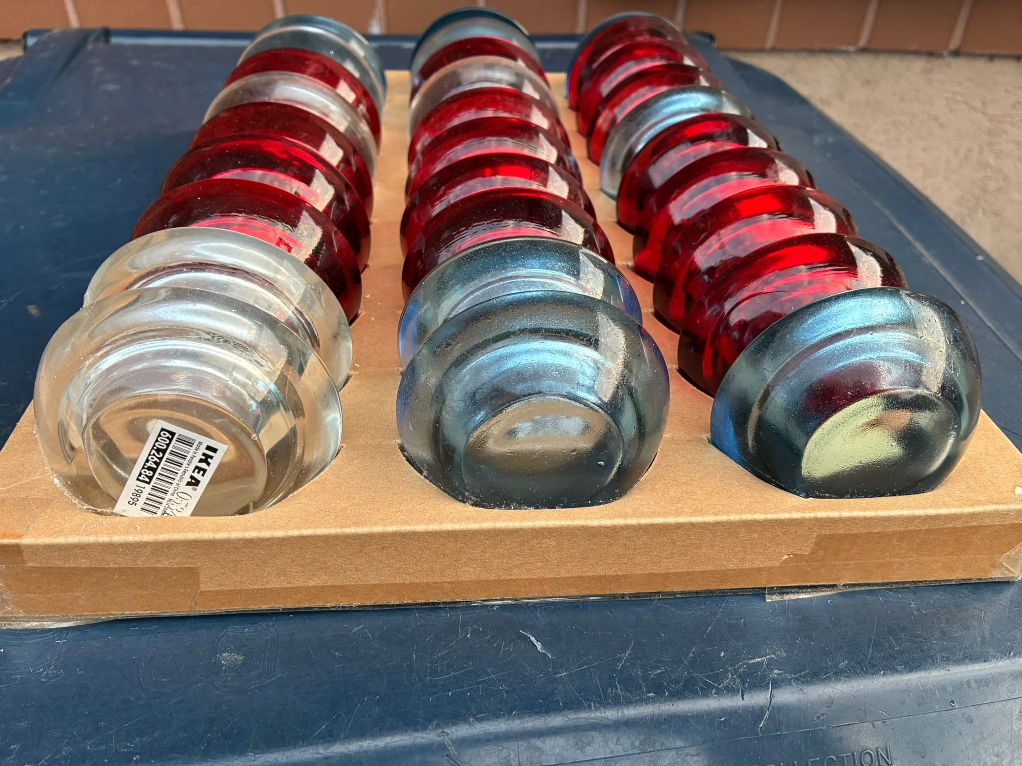 LOT of 30 IKEA Hej Heavy Glass Tealight Votive Candle Holders - photo 4