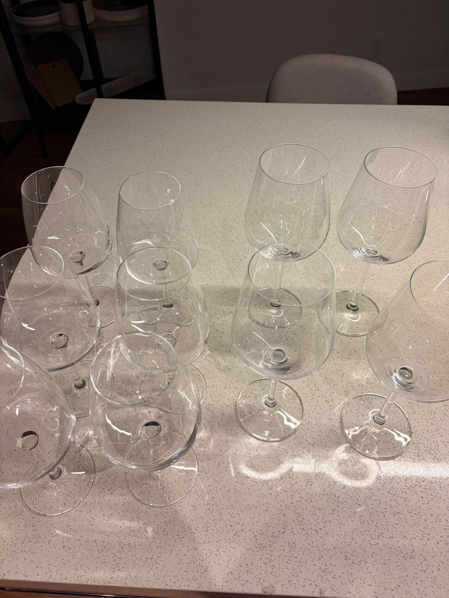 Wine Glass Set - 6 Small + 4 Large - photo 4