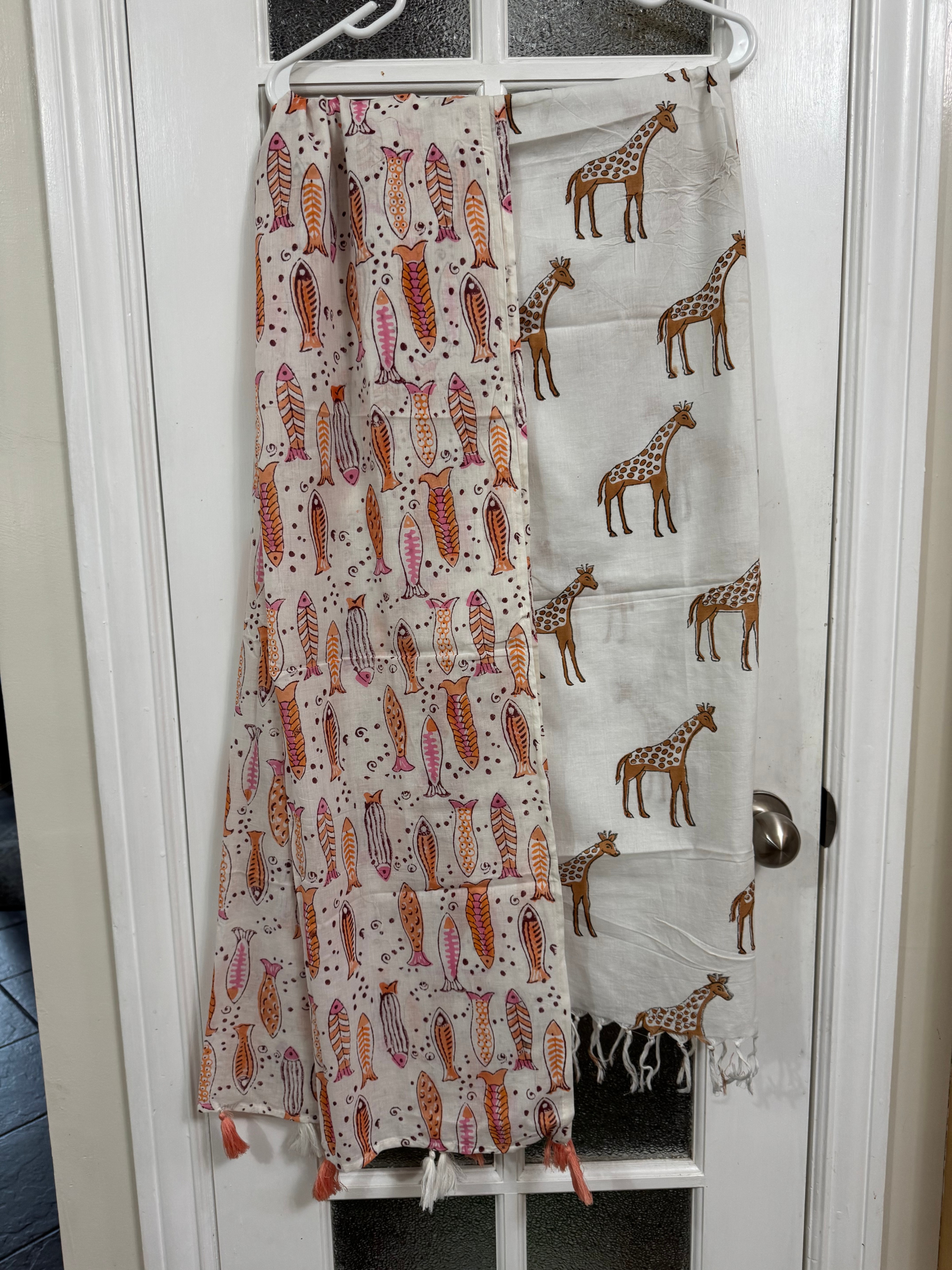 Brand New Lightweight Premium Cotton Scarves (70") • 3 Patterns - photo 4