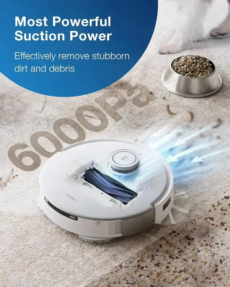 ECOVACS DEEBOT T10 Omni Robot Vacuum and Mop, Hot Water Mop - photo 3