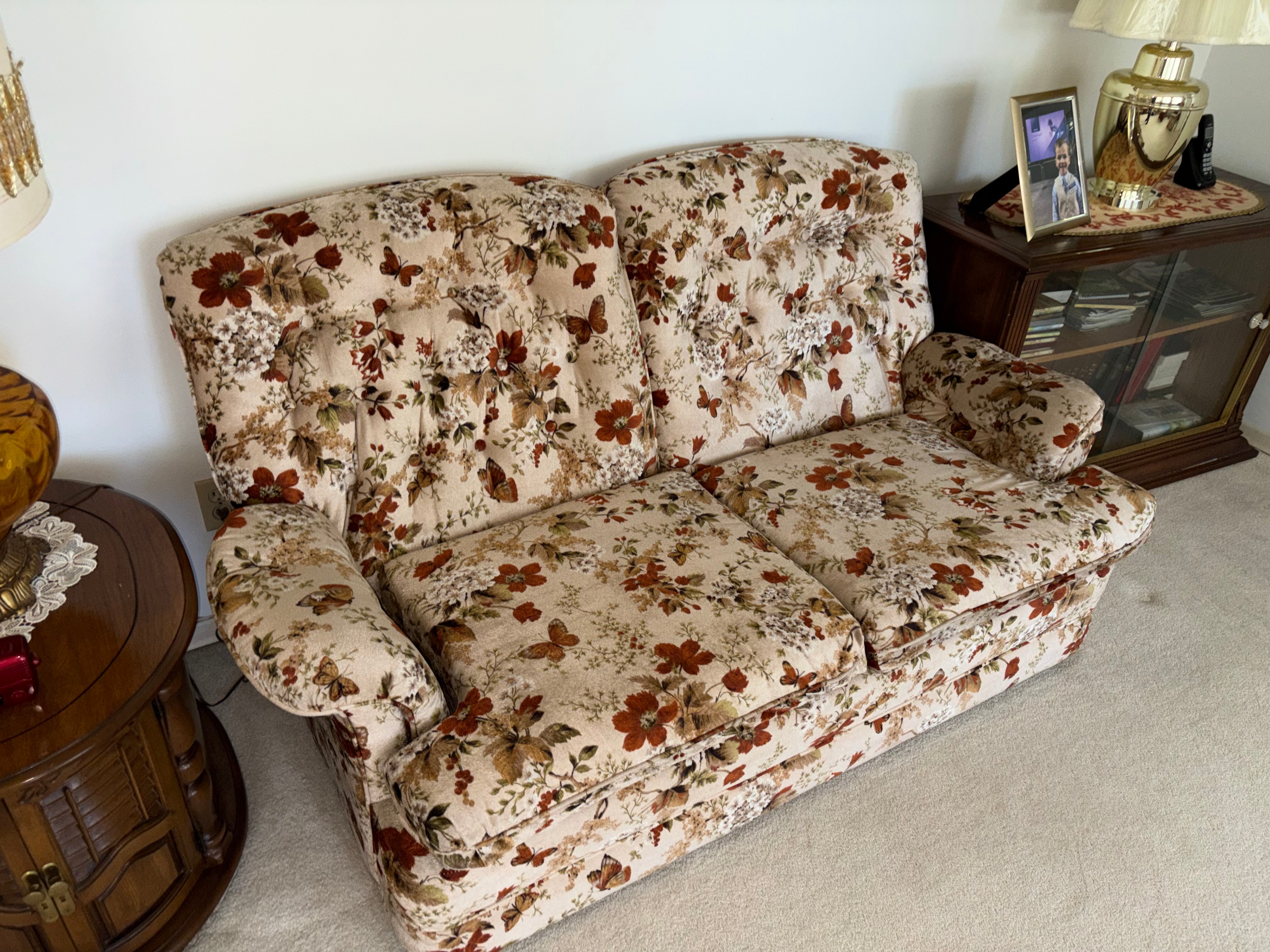 Floral Sofa, Armchair and Loveseat Set - photo 3