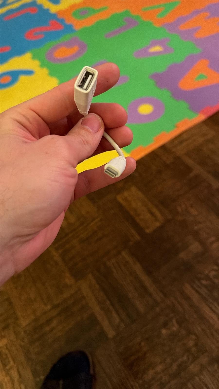 IKEA USB-A Female to USB-C Male Adapter