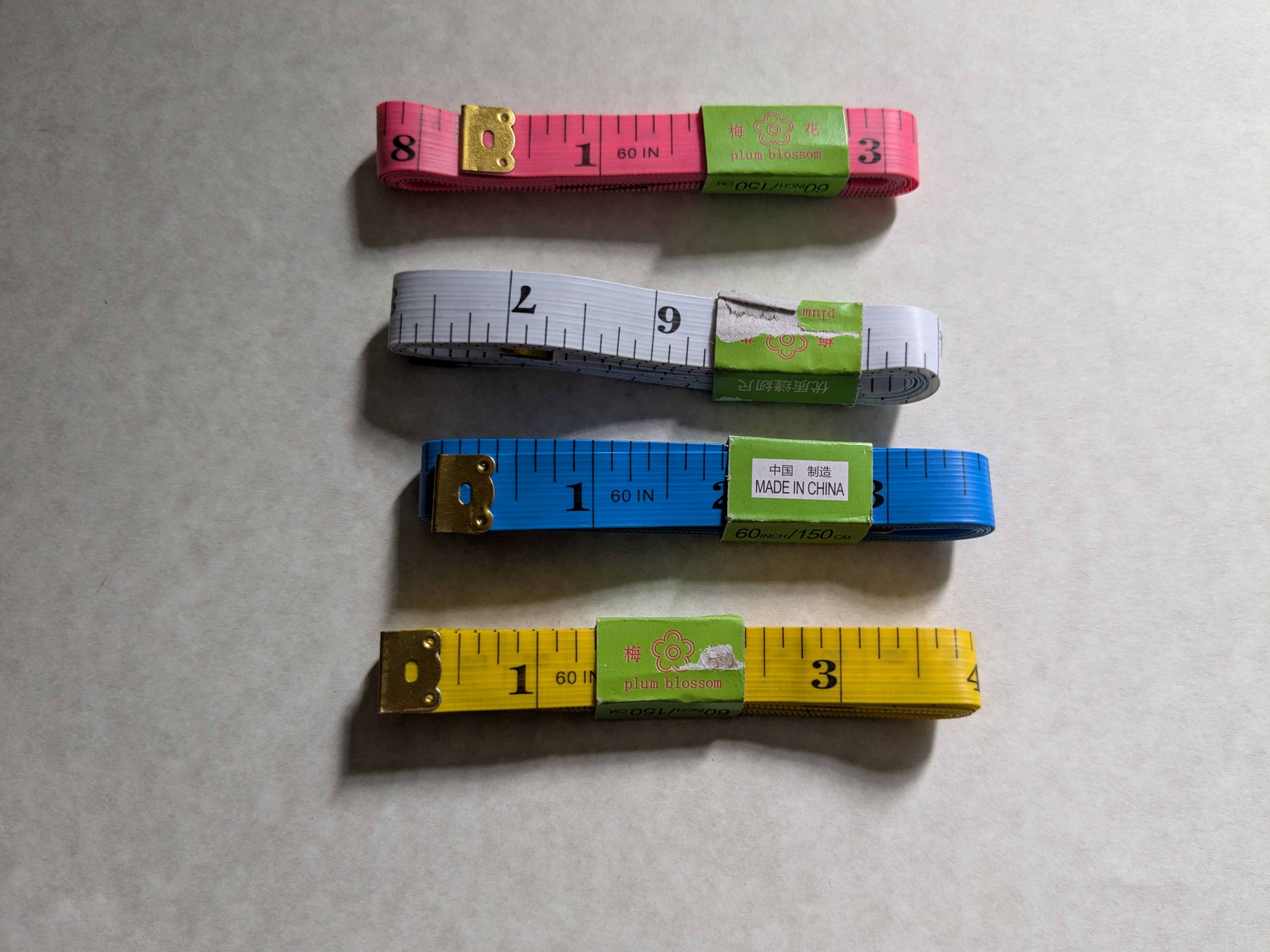 FREE: Measuring Tape, Double Sided, Flexible (imperial/metric)
