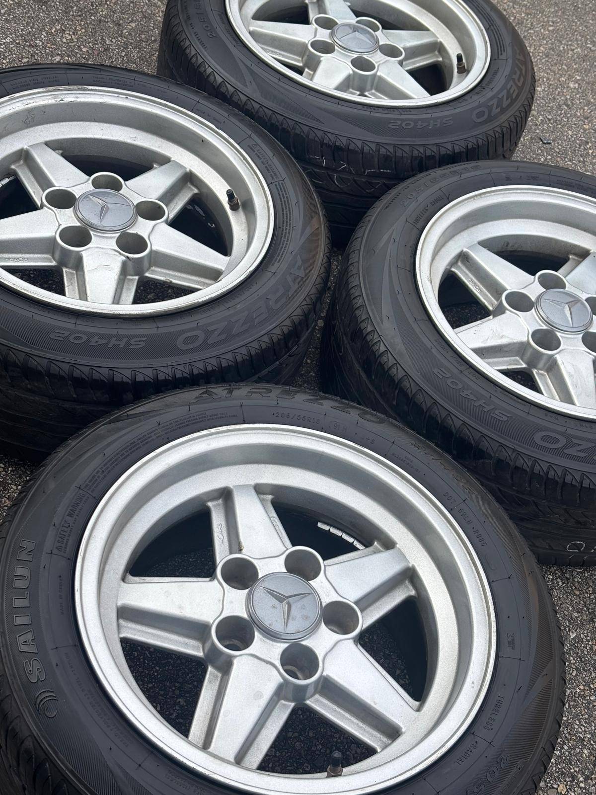 OEM 16”Mercedes PENTA(5x112)+205/55/R16 Sailun tires - photo 4