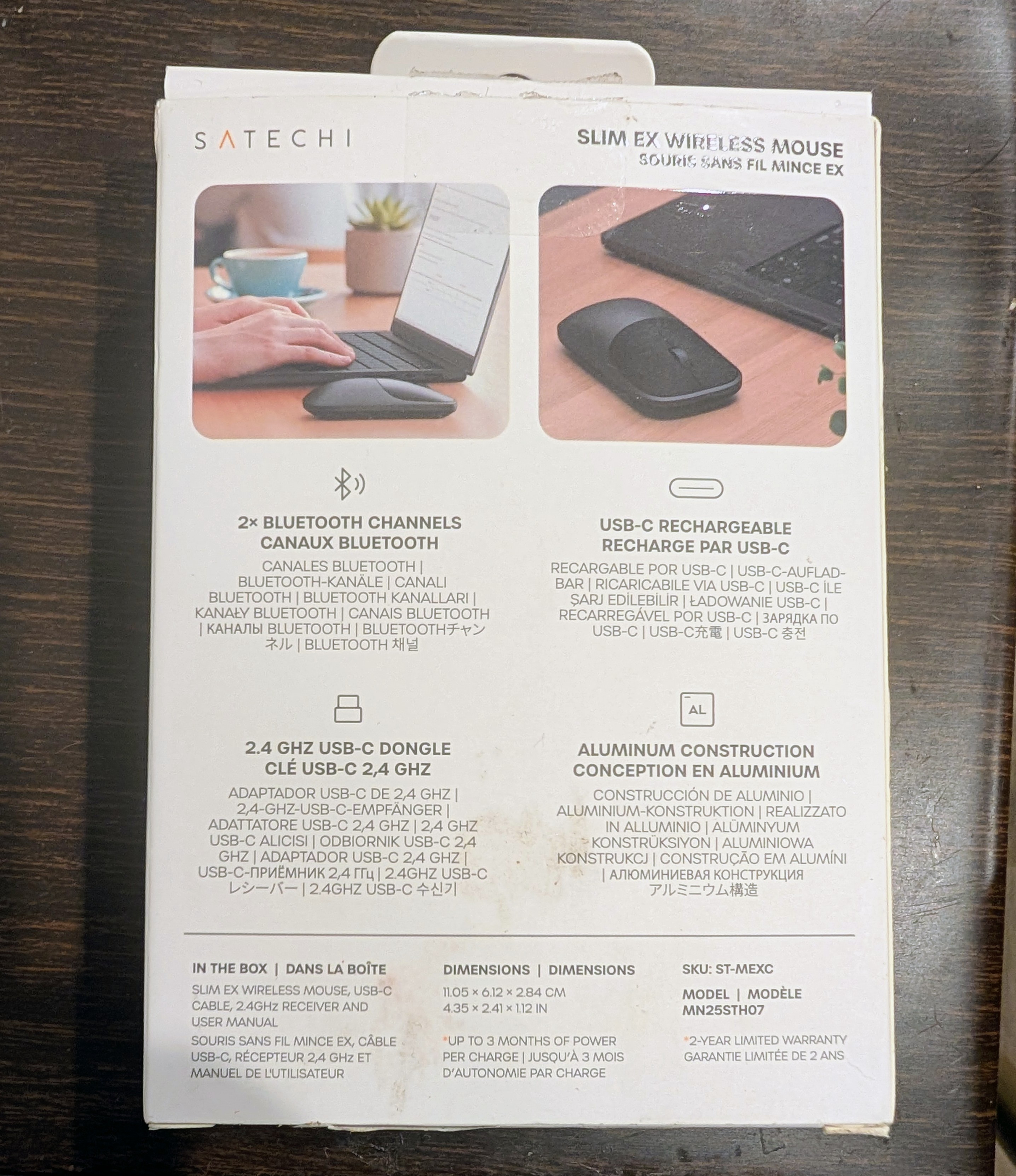 Satechi Slim EX Wireless Mouse - Bluetooth & 2.4GHz - photo 3