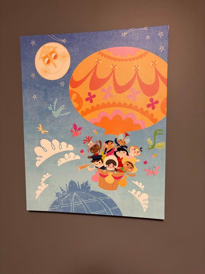 Canvas Wall Art - Disney "It's a Small World Balloon Explorers" - photo 2