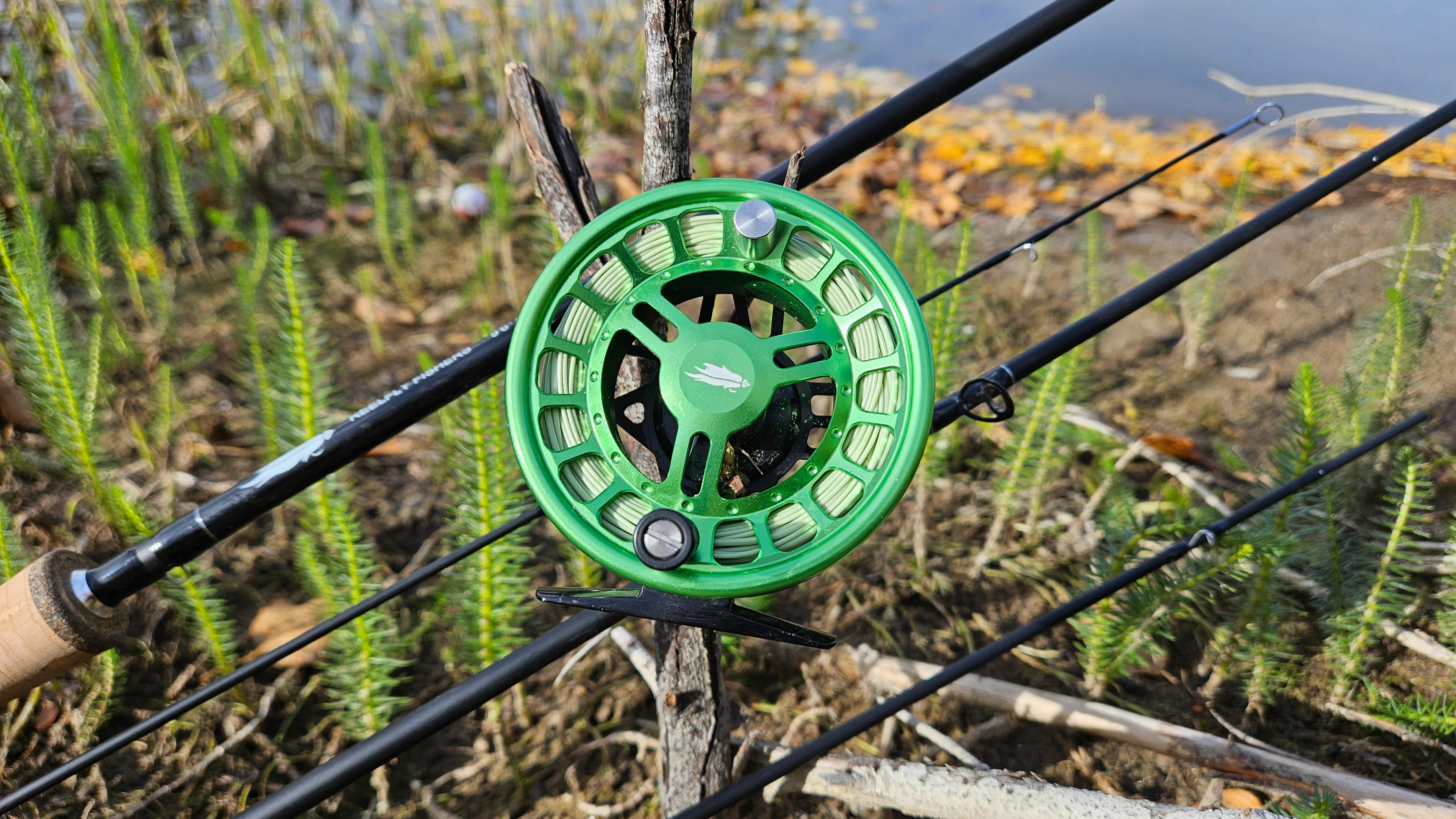New CNC-Machined 6wt Fly Reel - w/ Fly Line & Backing