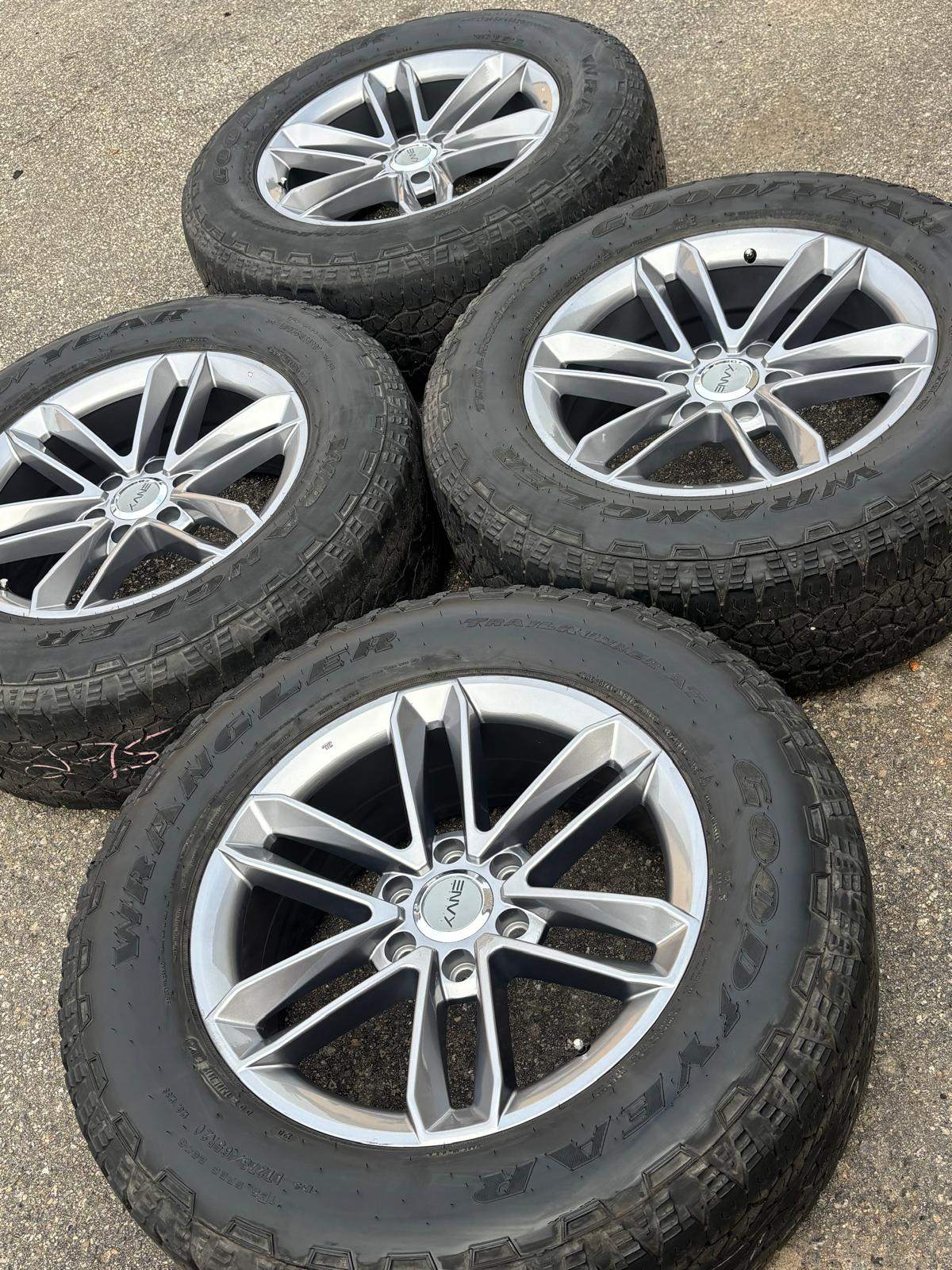 NEW 20”Envy(6x139)+used Goodyear A/T-Escalade/Tahoe/Sierra/Silv - photo 4