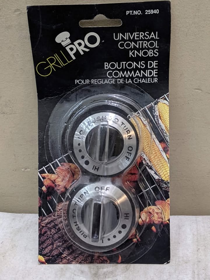 BBQ Control Knobs - 2 Pack, Universal, brand new