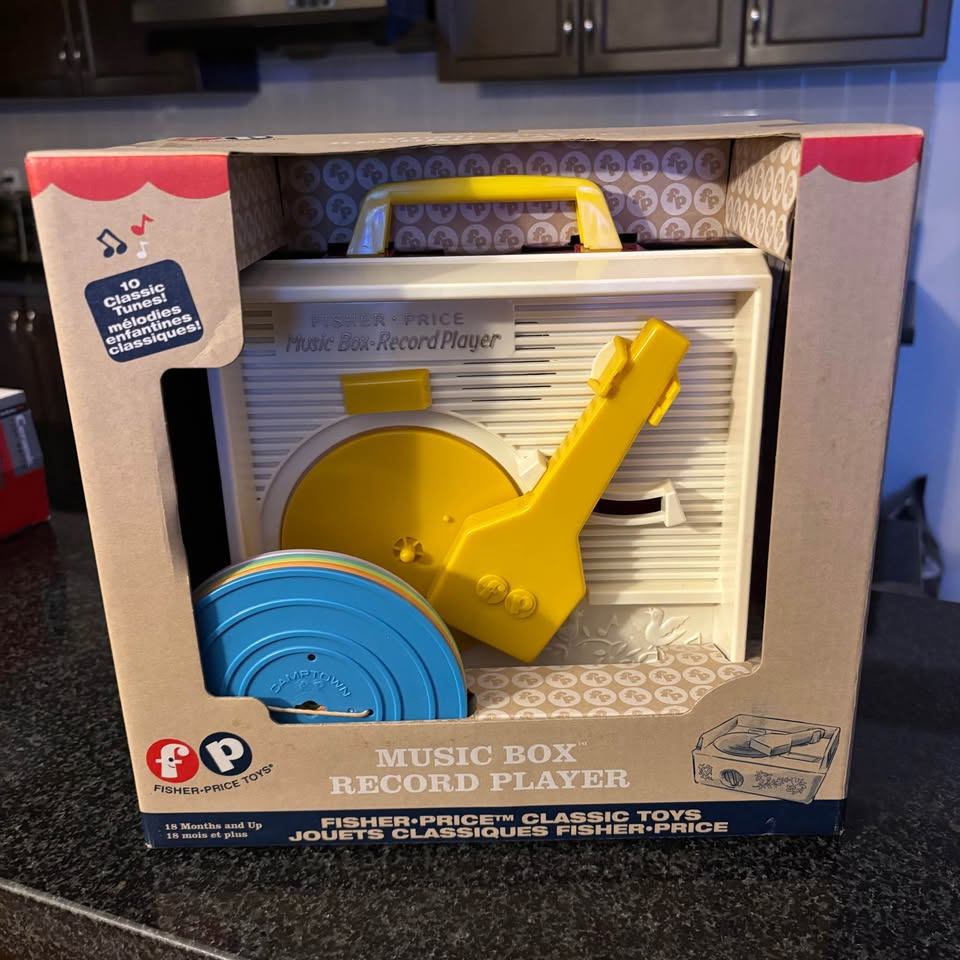 BNIB Fisher-Price Retro Music Box Record Player - photo 3