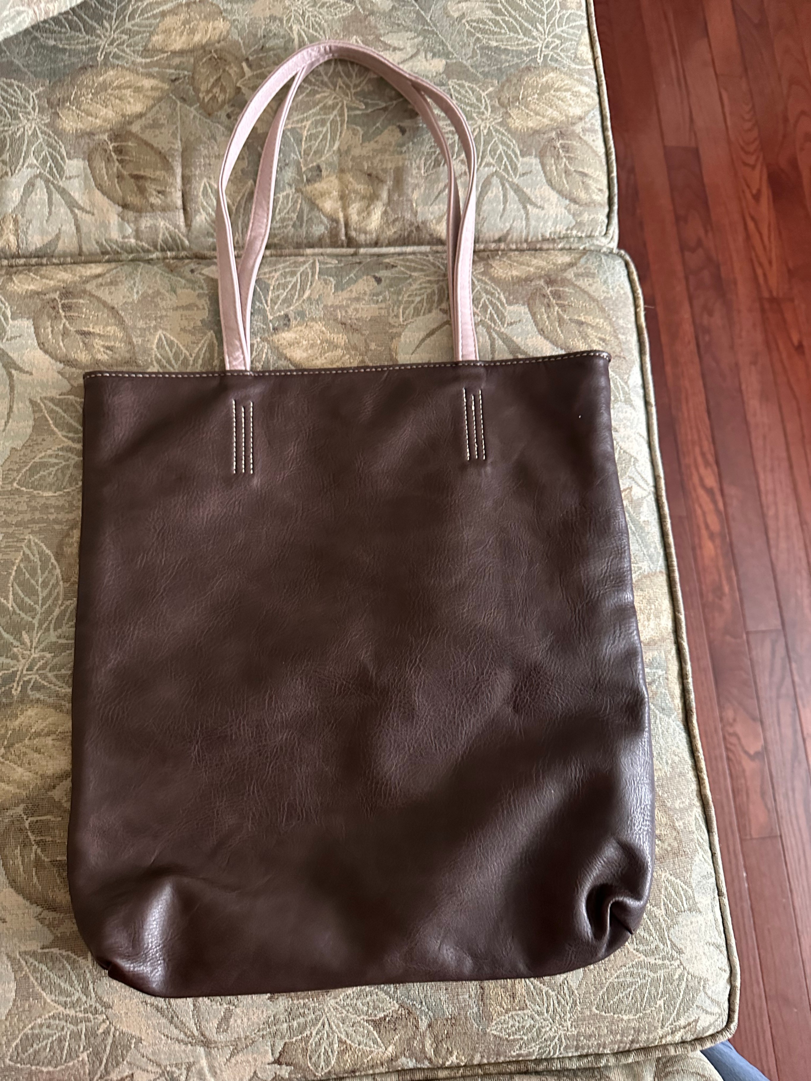 Brand New • Reversible Faux Leather • Shoulder Tote Purse - photo 3
