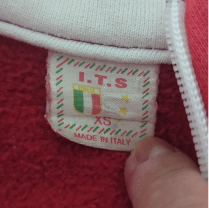 Kids Red Fleur-de-Lis Zip-Up - photo 2