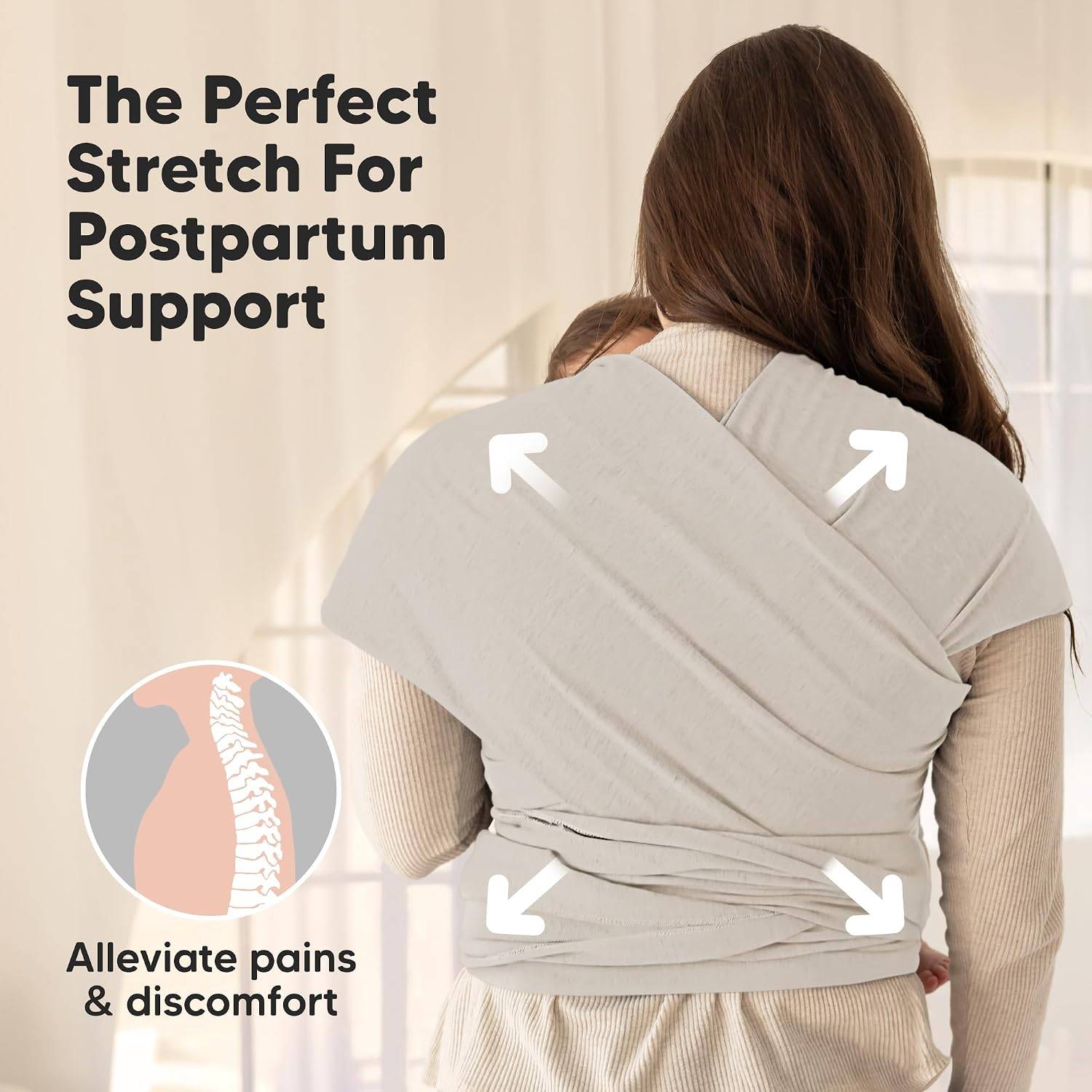 New KeaBabies Baby Wrap Carrier, All in 1 Original Baby Carrier - photo 4