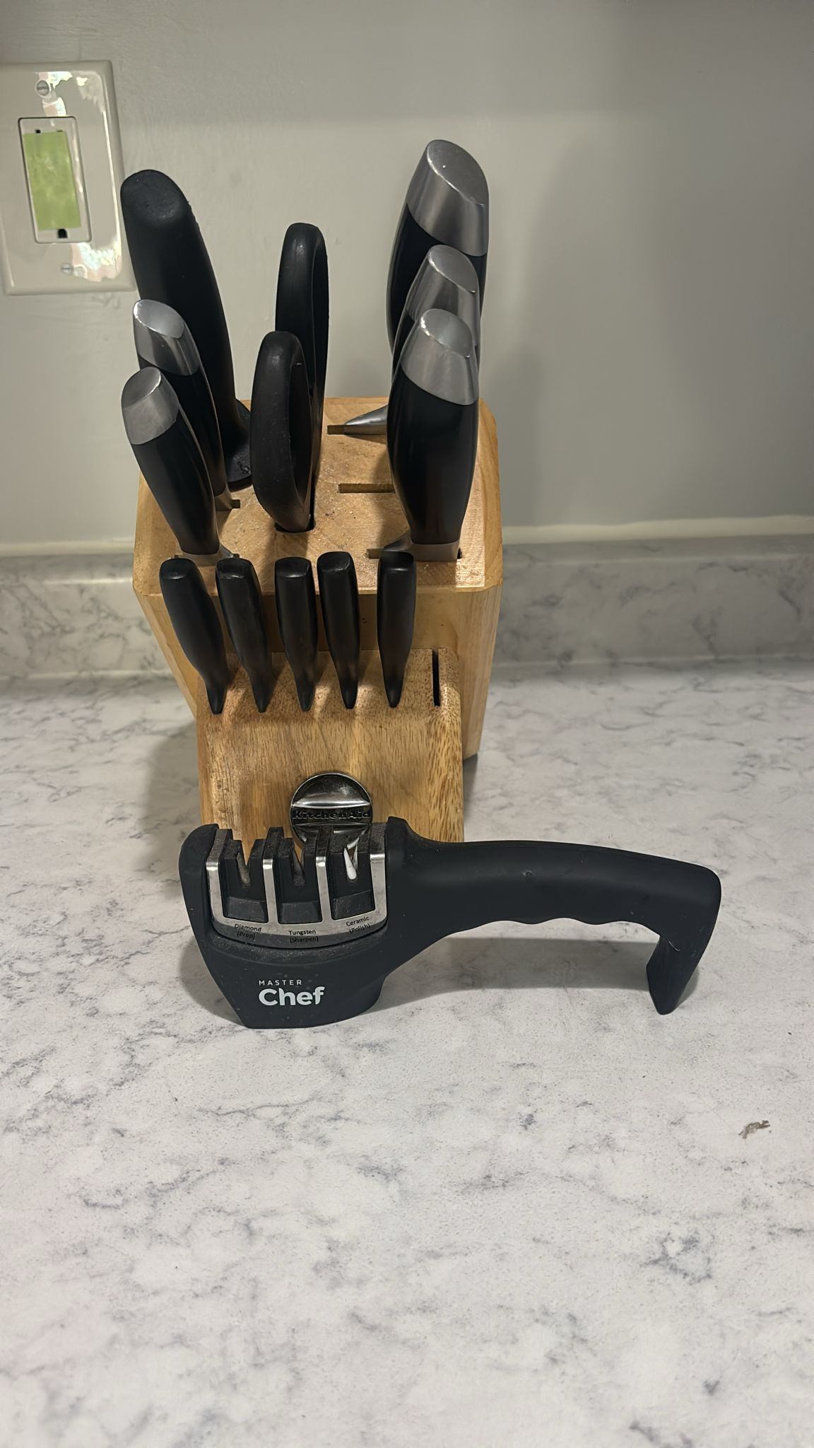 KitchenAid Knife Set with Block and Sharpener - photo 4