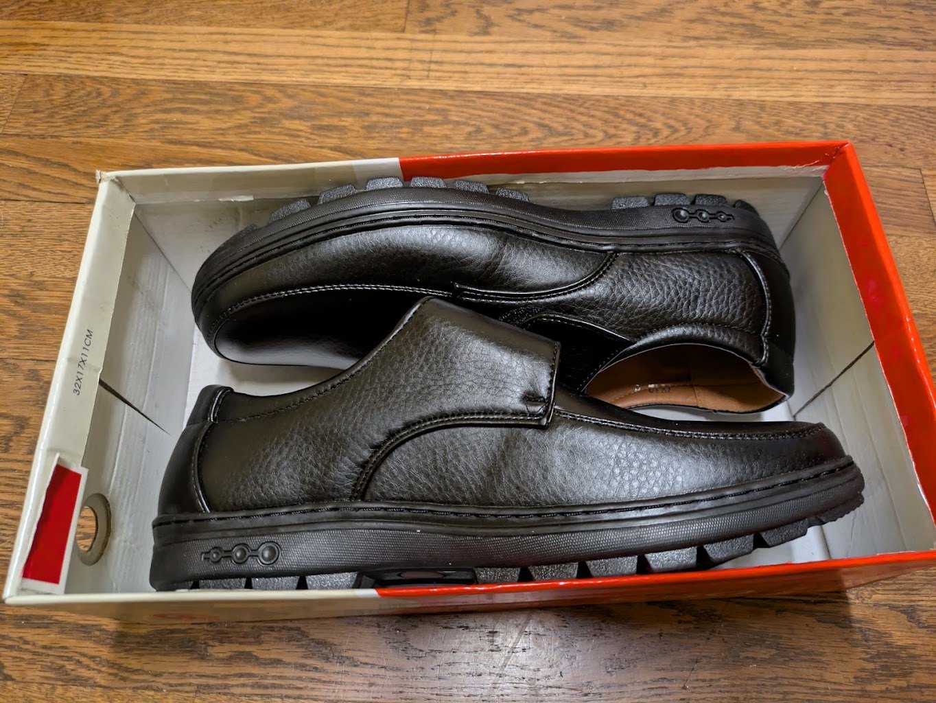 NEW CSO Slip On Velcro Shoes - Mens Size 8 Black - photo 2