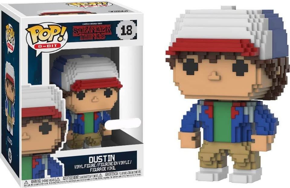 BNIB Funko 8-Bit POP! Stranger Things Dustin #18