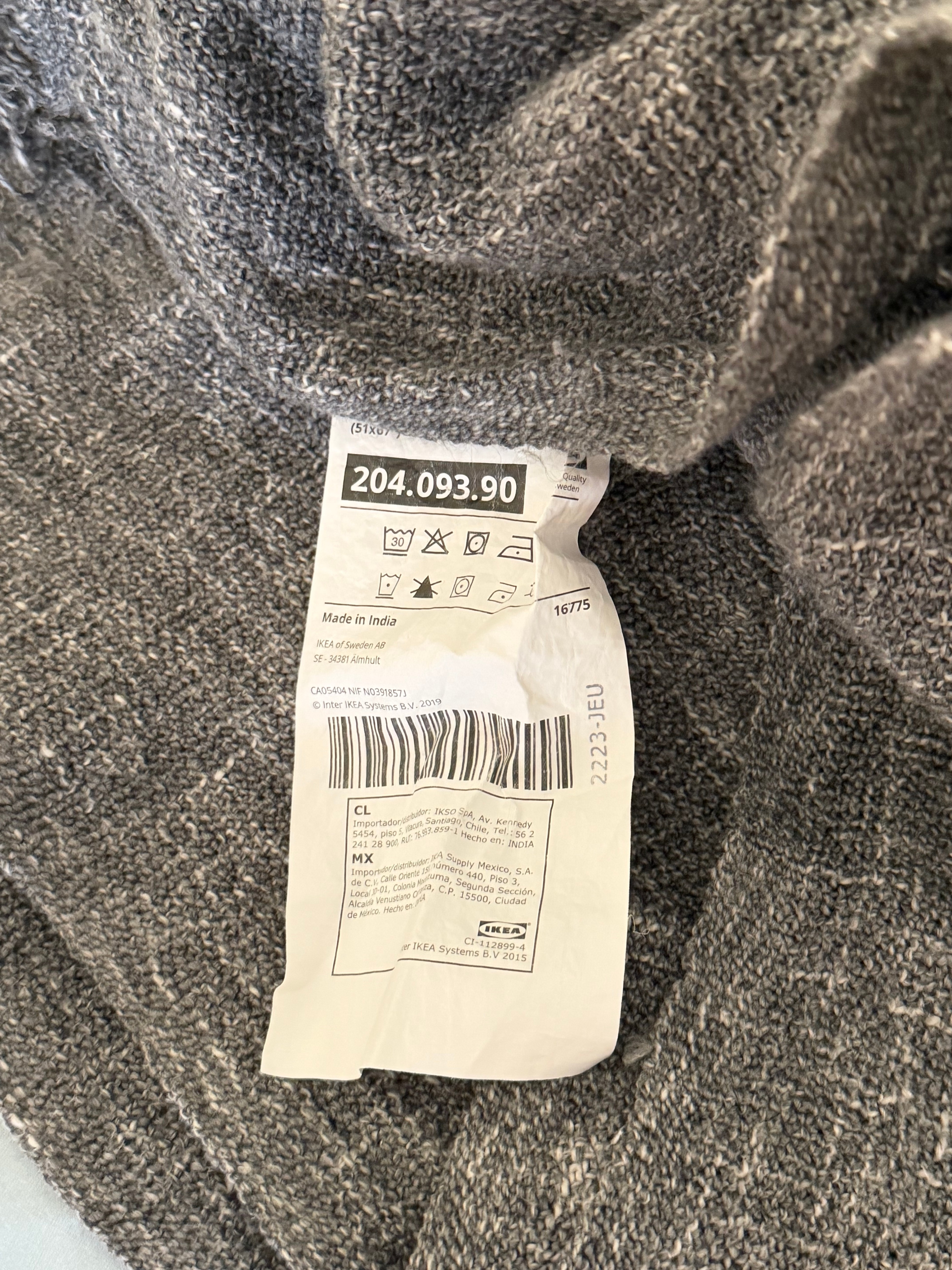 IKEA INGRUN Grey Throw Blanket – 130 × 170 cm - photo 5