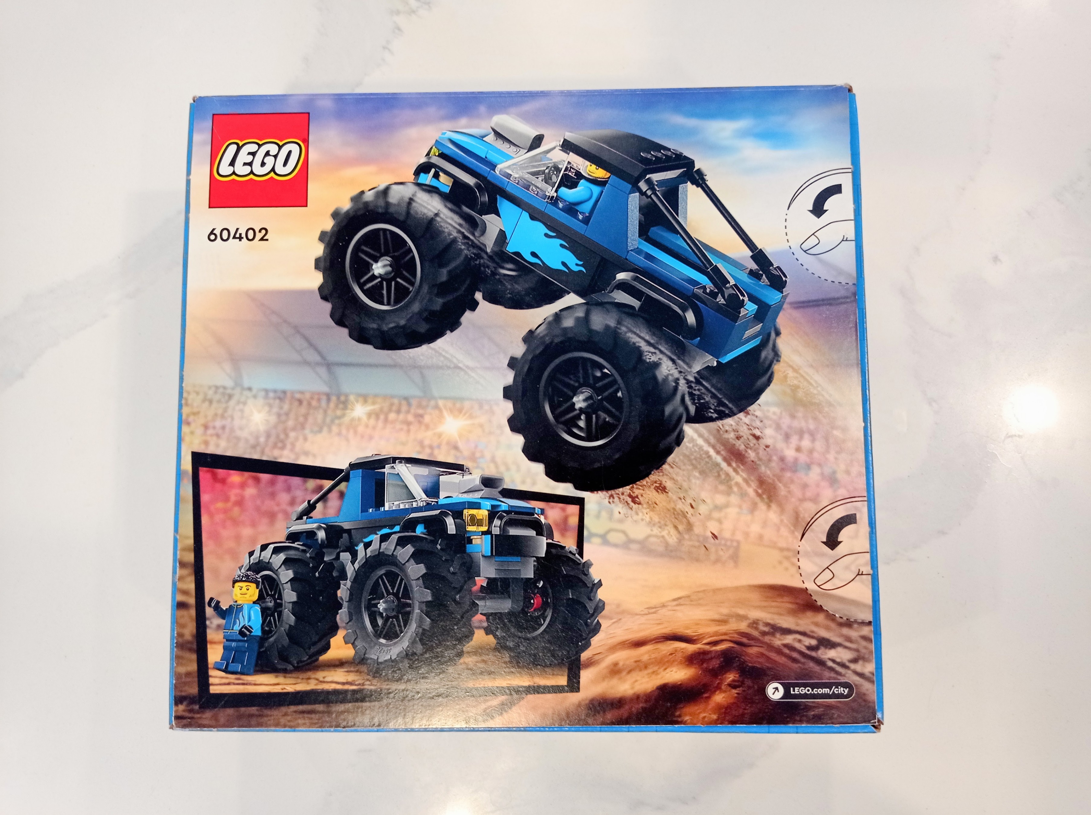 Brand New LEGO City Blue Monster Truck (Ages 5+)