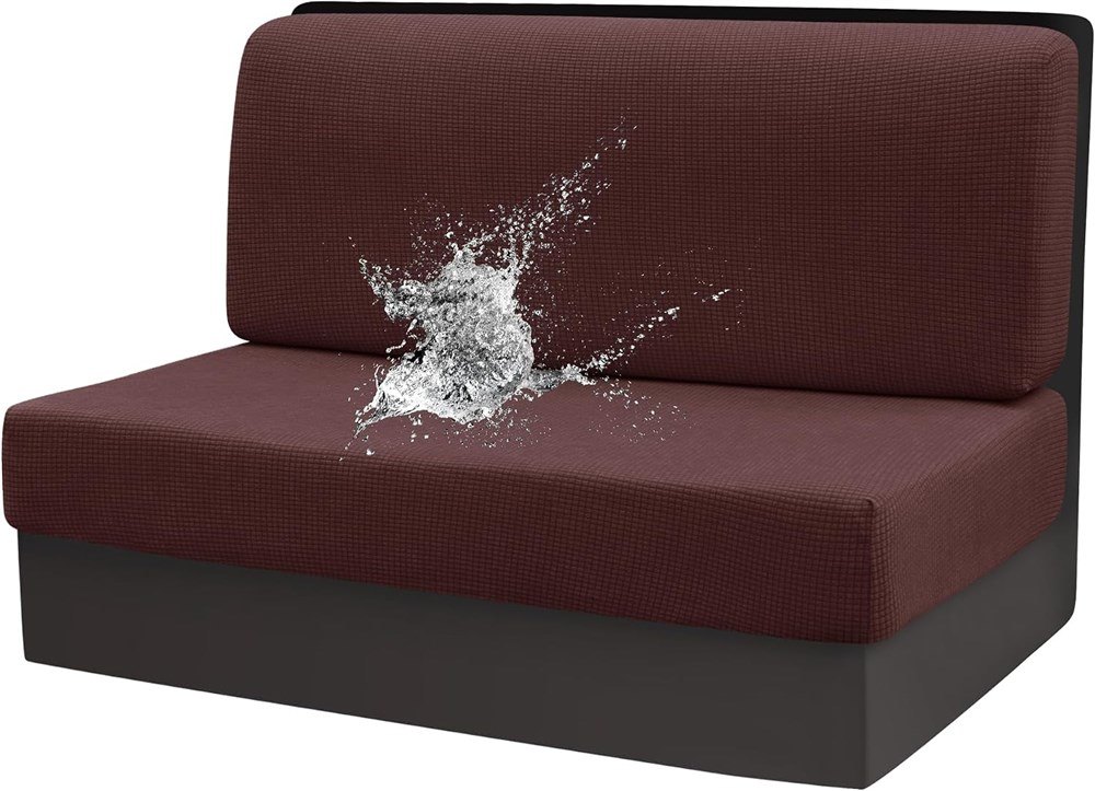 Stretch RV Dinette Cushion Covers – Backrest & Bench Set