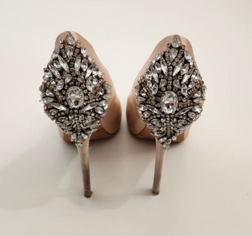 Sandals Badgley Mischka High Heels Size 6.5 - photo 2
